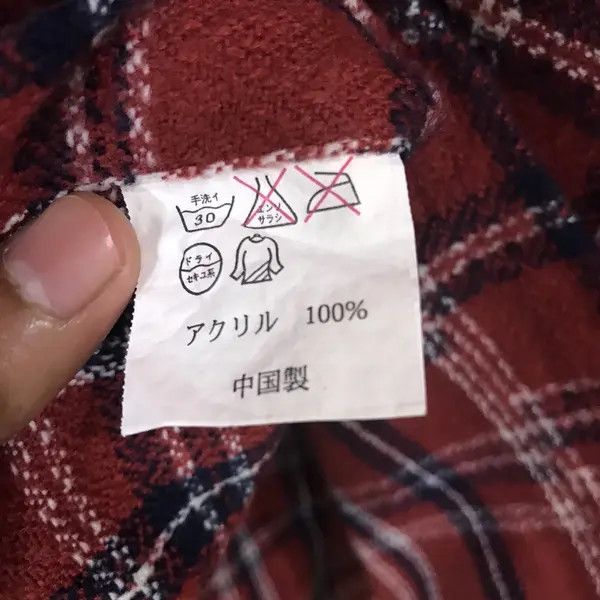 Japanese Brand Light Staff Plaid Tartan Flannel Shirt Size US S / EU 44-46 / 1 - 6 Thumbnail