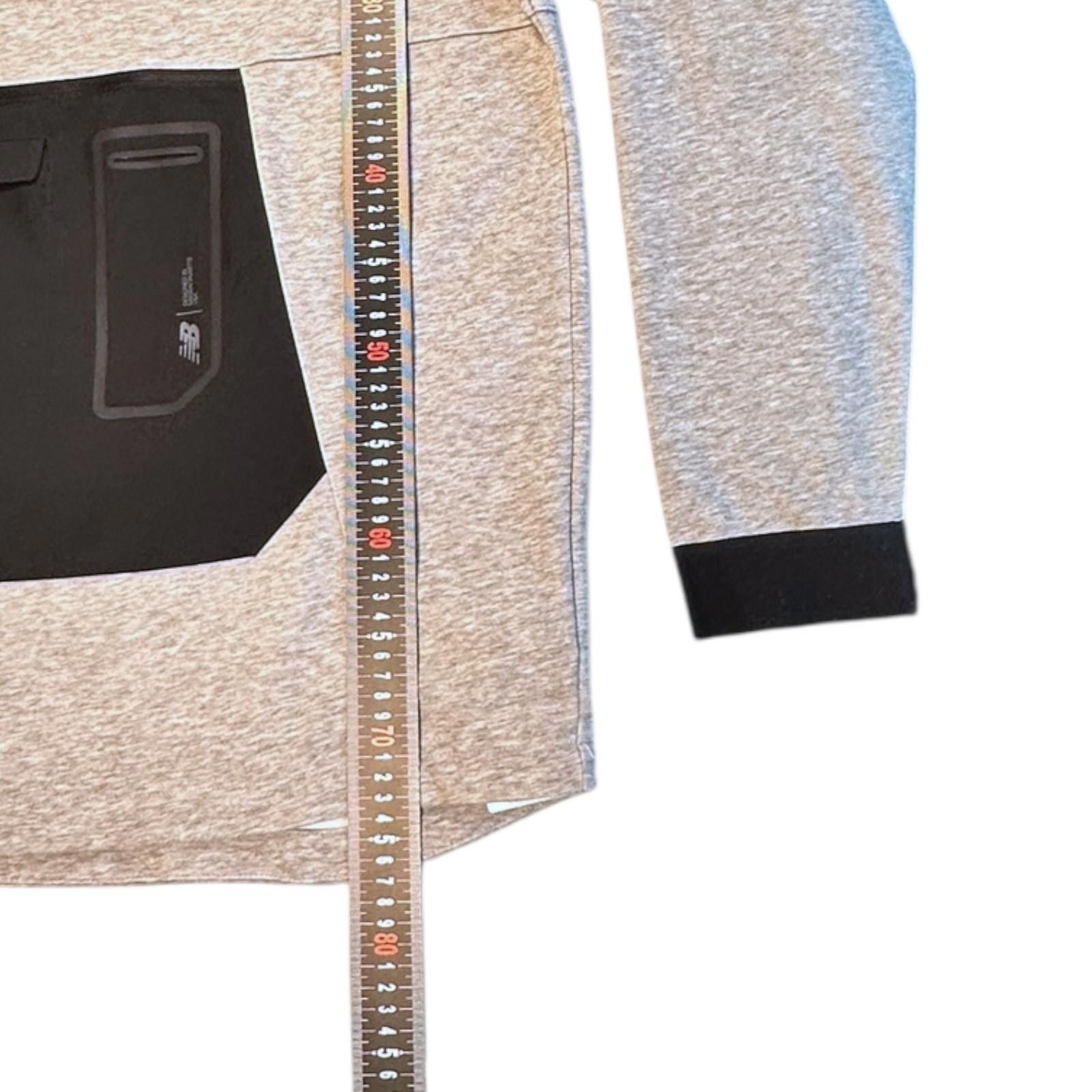New Balance New Balance Hoody Men's UK Size XL Grey Pockets Zip Mobile Size ONE SIZE - 10 Thumbnail