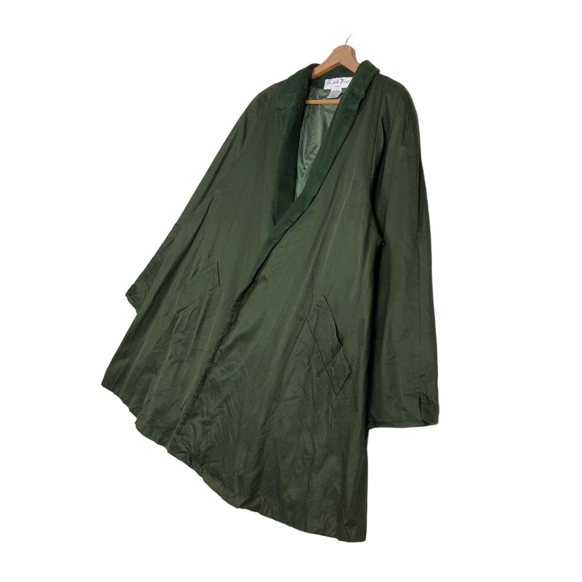 Designer 🔥VINTAGE OVERSIZED LONG JACKET MICHEL FIRER PARIS FRANCE Size US L / EU 52-54 / 3 - 2 Thumbnail