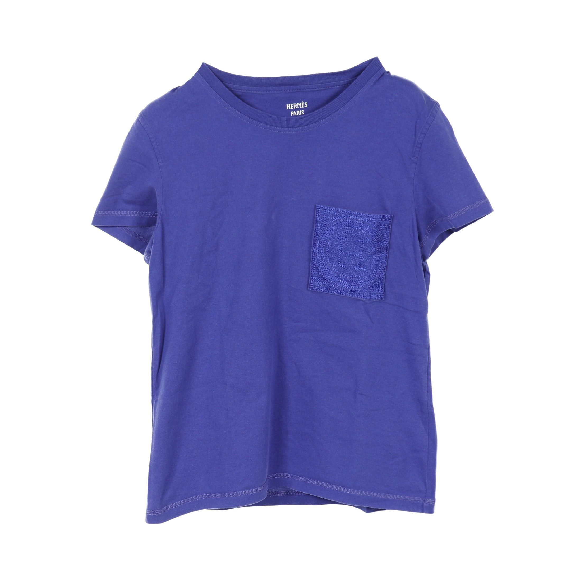 Hermes Hermes Mosaic T-Shirt Cotton Blue Size ONE SIZE - 1 Thumbnail
