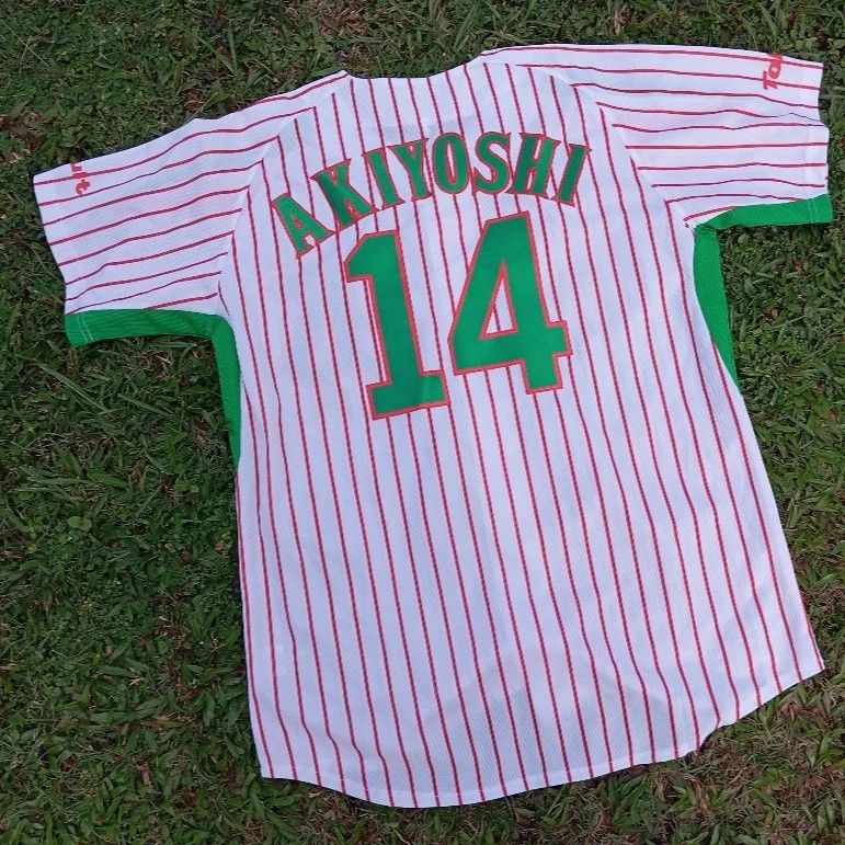 Japanese Brand Tokyo Yakult Swallow #14 ⚾ NPB Japan Baseball Jersey 🎌 Size US L / EU 52-54 / 3 - 3 Thumbnail