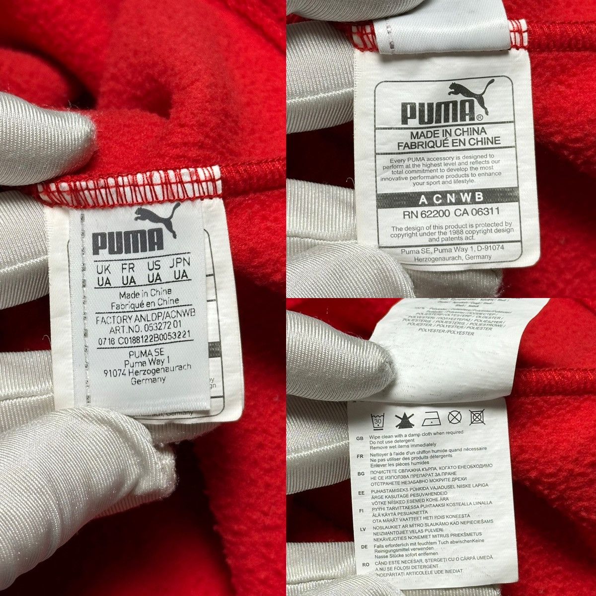 Puma Puma Arsenal London Fleece Soccer Neck Warmer Size ONE SIZE - 8 Thumbnail