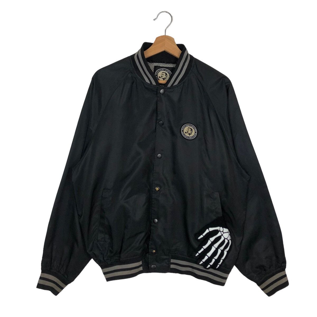 Japanese Brand VINTAGE SATIN BOMBER JACKET SUNTORY COFFEE BIG LOGO Size US M / EU 48-50 / 2 - 1 Thumbnail