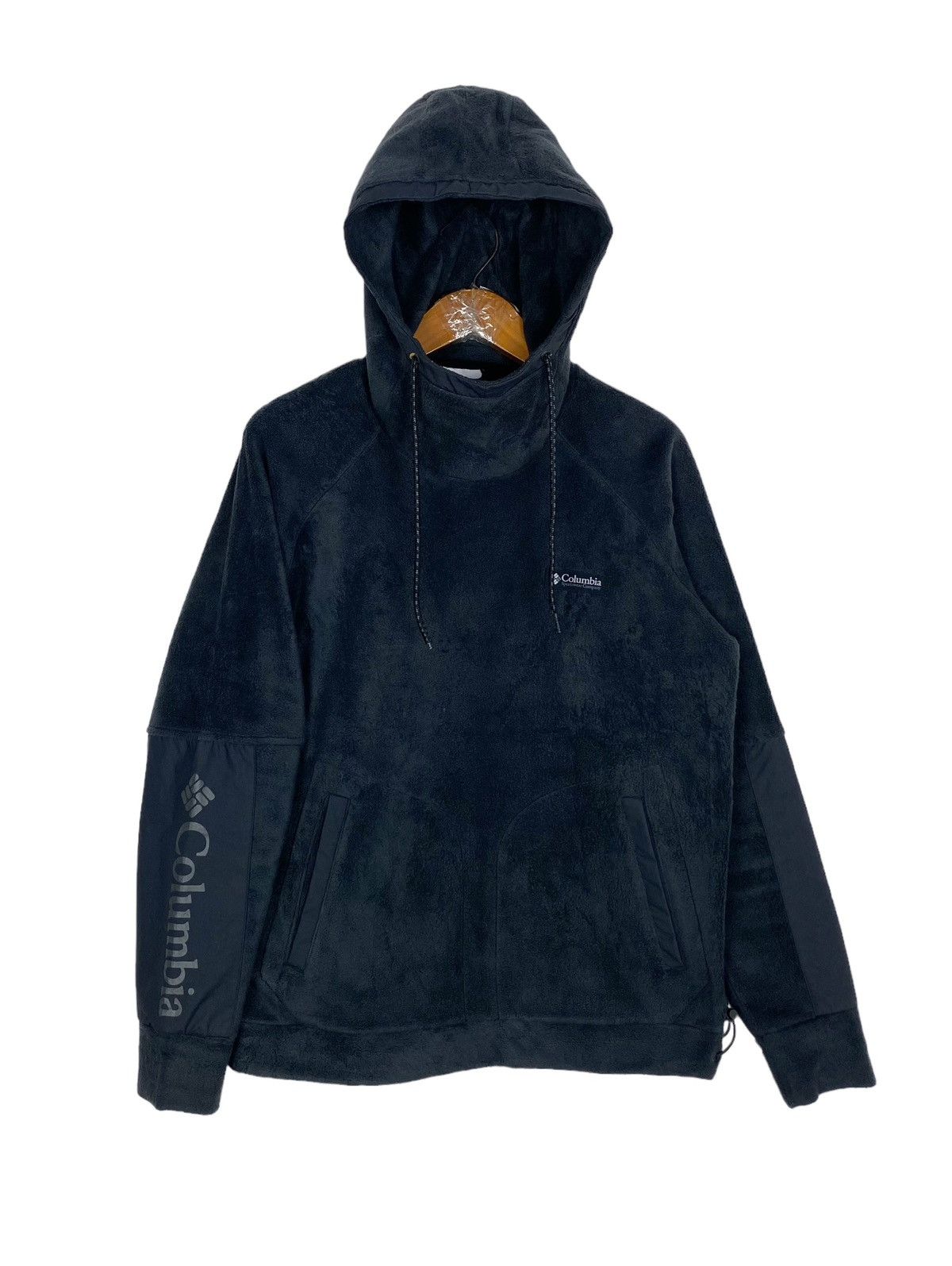 Columbia Rare‼️ Columbia Fleece Hoodie Big Logo Size US S / EU 44-46 / 1 - 1 Thumbnail