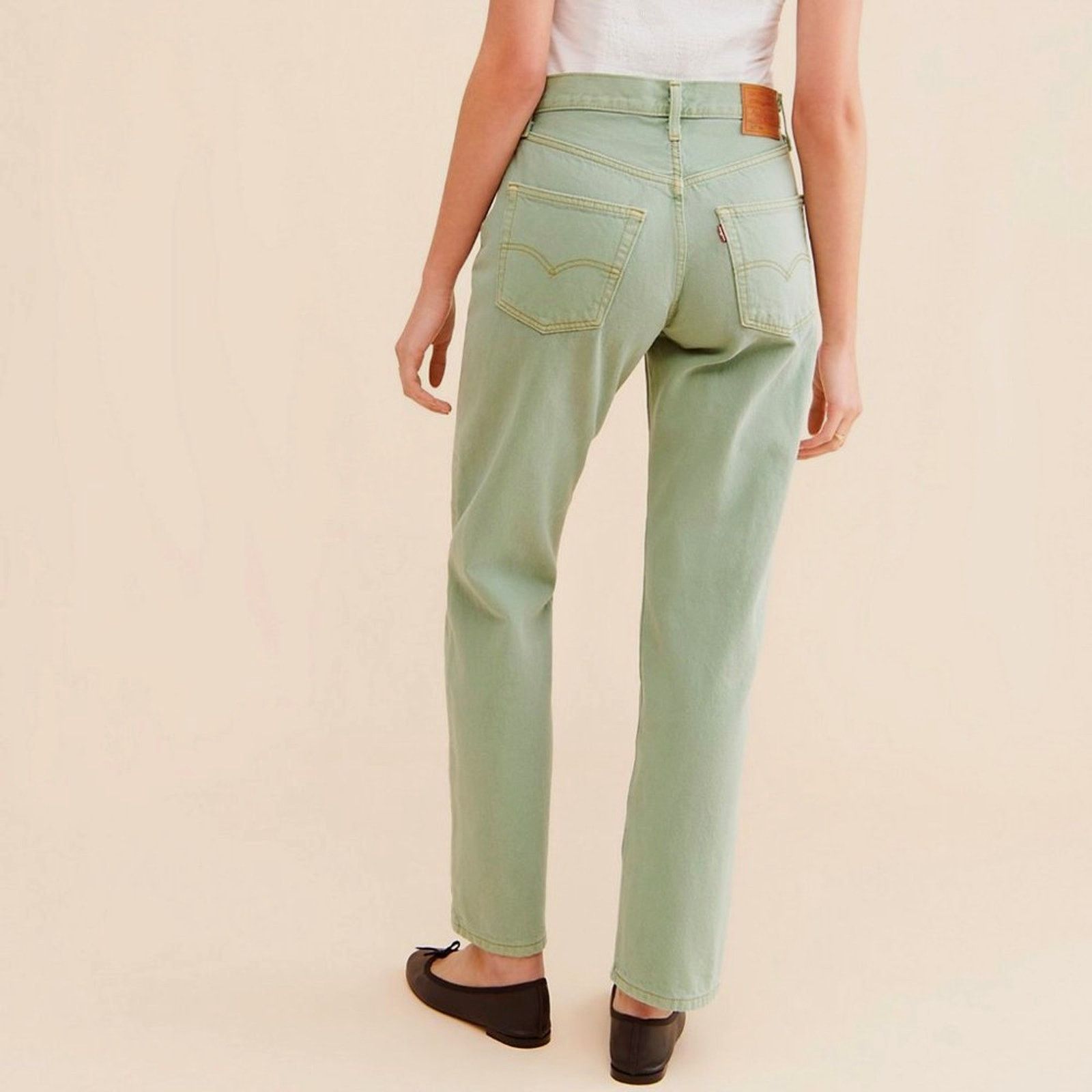Free People Free People Levi's 501 '90s Jeans Green 30 Size 30" / US 8 / IT 44 - 4 Thumbnail