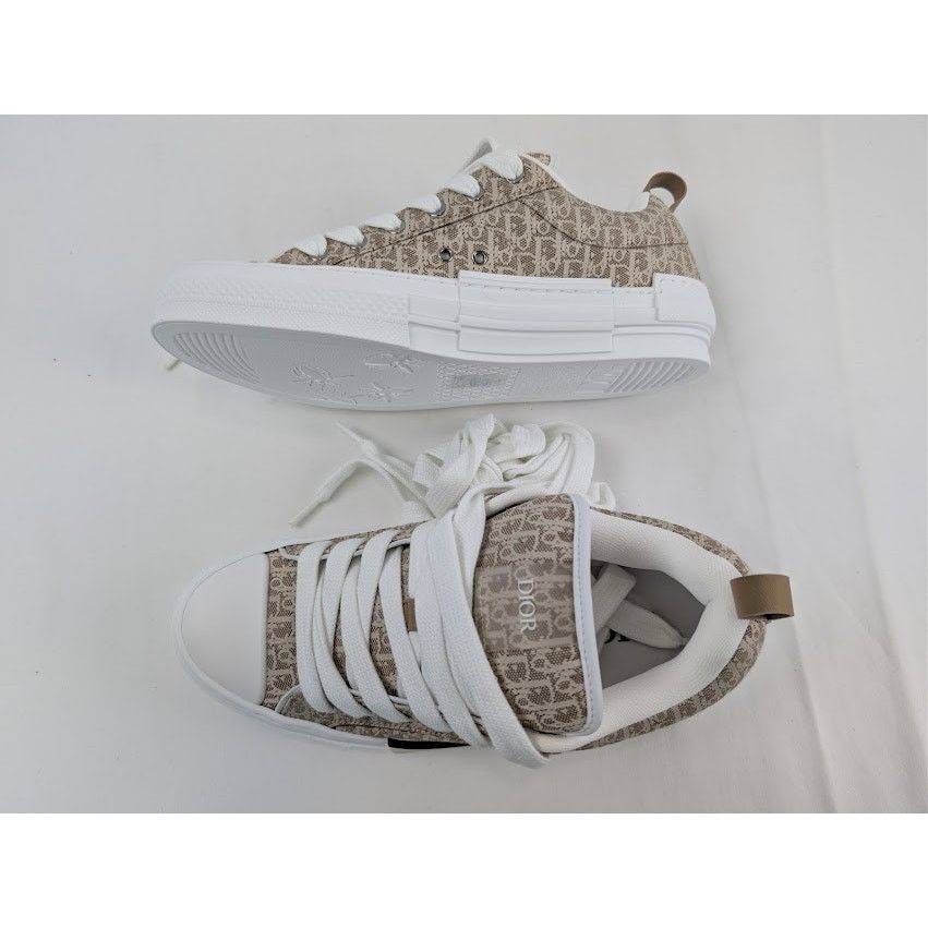 Dior o1rshd1 Skater Canvas Sneaker in Beige Size US 8 / EU 41 - 1 Thumbnail