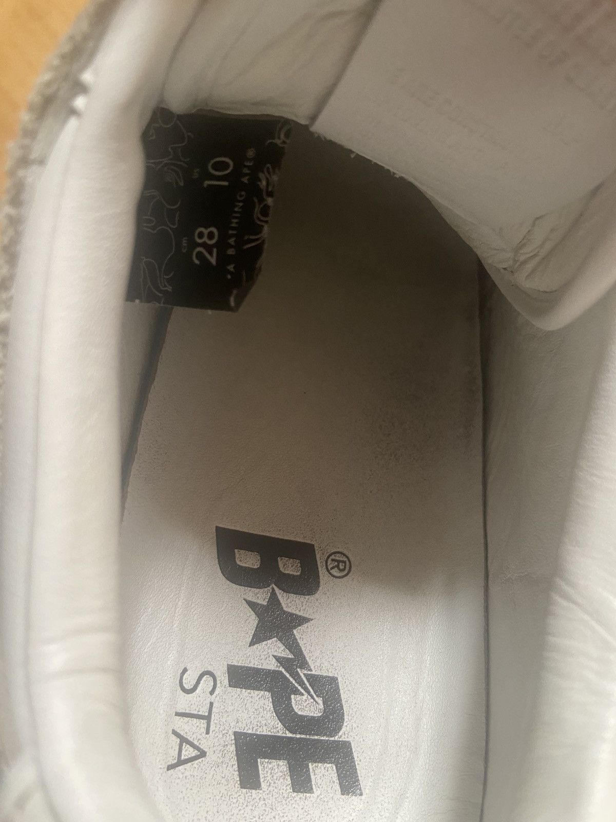 Bape Bape sk8sta triple white Size US 10 / EU 43 - 5 Thumbnail