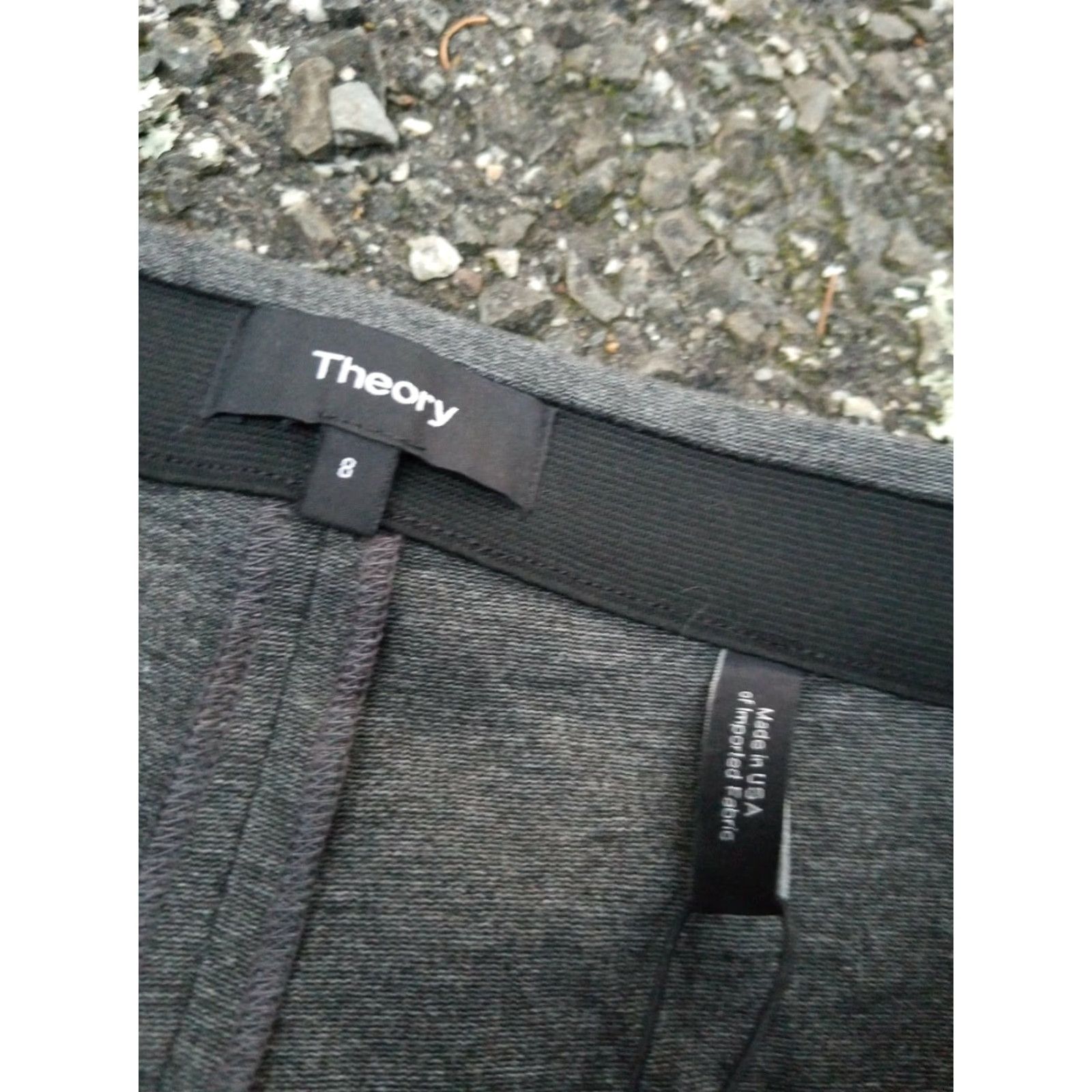 Theory Theory Thaniel K Fixture Ponte Pants Women Size 8 Gray Chino Pants Size 30" / US 8 / IT 44 - 4 Thumbnail