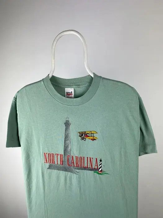 Band Tees North Carolina T-shirt anvil vintage band tee made in USA Size US L / EU 52-54 / 3 - 4 Thumbnail