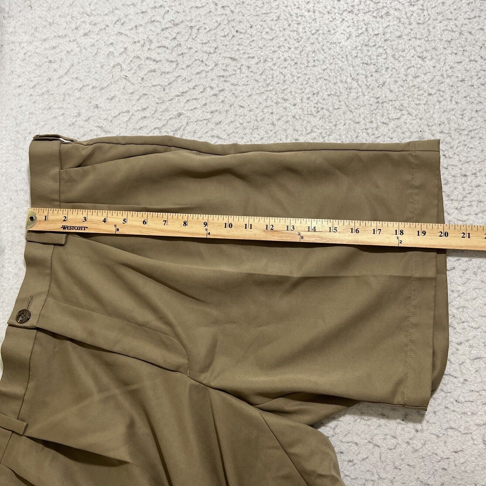 Roundtree & Yorke Roundtree & Yorke Performance Brown 9" Inseam Chino Shorts Size US 38 / EU 54 - 11 Thumbnail