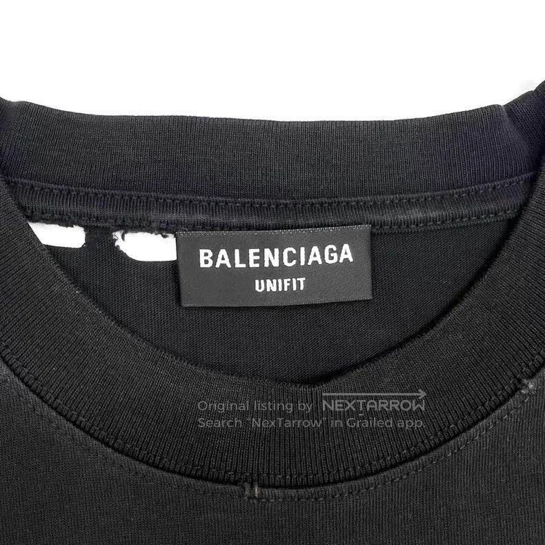 Balenciaga Balenciaga Destroyed Short Sleeve Size US XS / EU 42 / 0 - 4 Thumbnail