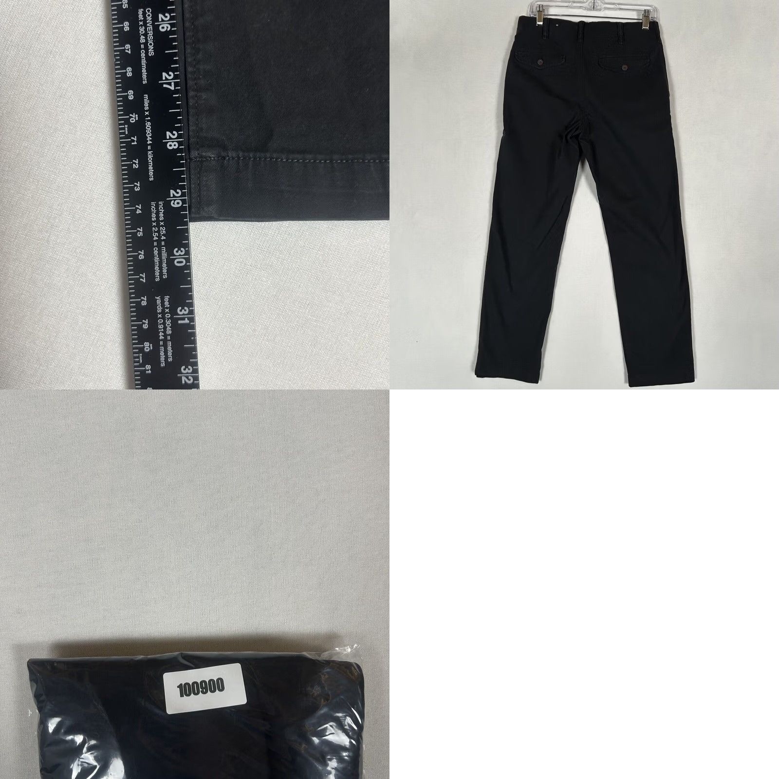 American Eagle Outfitters American Eagle Jeans Mens 28 x 30 Straight Stretch Regular Black Mid Rise Inseam 30 Size US 28 / EU 44 - 8 Thumbnail