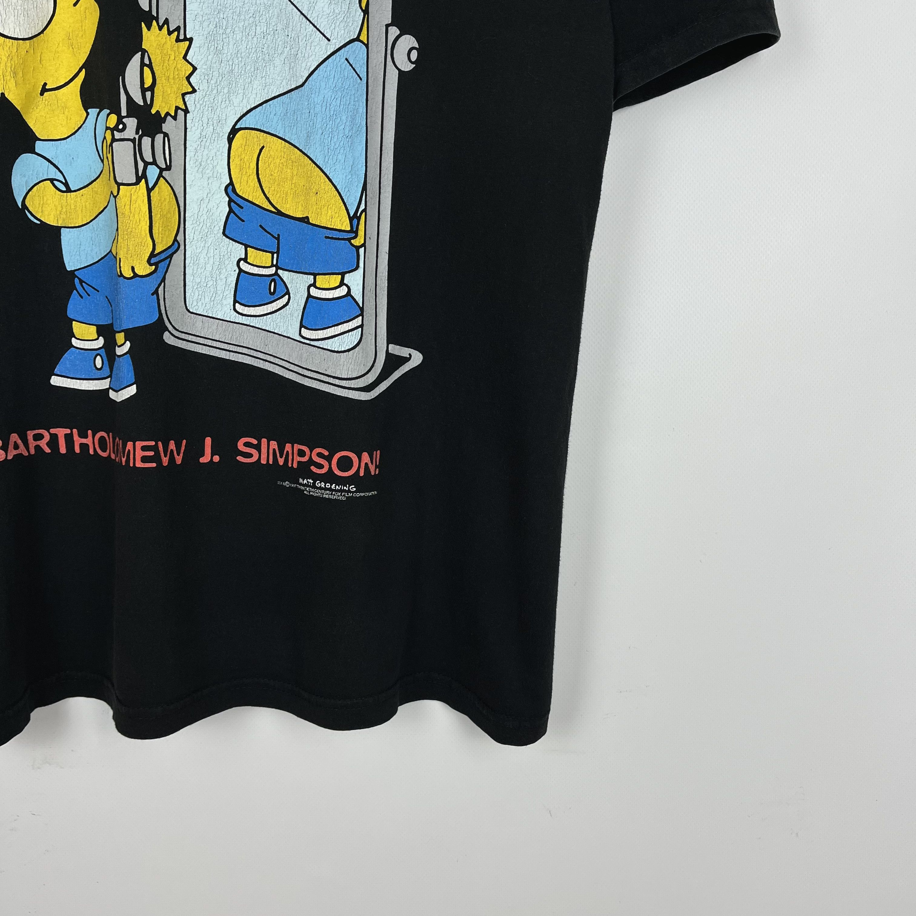 Cartoon Network Vintage The Simpsons Bart Simpson Adult Funny T Shirt 1997 Size US M / EU 48-50 / 2 - 2 Thumbnail