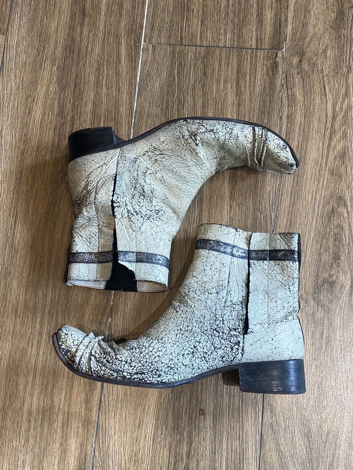 Roen Hiromu Takahara crack boots Size US 8 / EU 41 - 3 Thumbnail