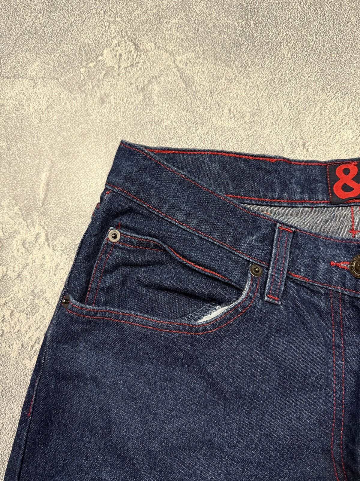 Dolce & Gabbana Vintage Dolce & Gabbana D&G Bleached Washed Denim Jeans Size US 32 / EU 48 - 6 Thumbnail
