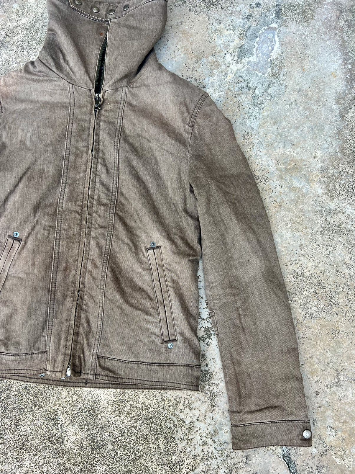 Dolce & Gabbana VINTAGE THRASHED D&G WOOL DENIM JACKET Size US S / EU 44-46 / 1 - 7 Thumbnail