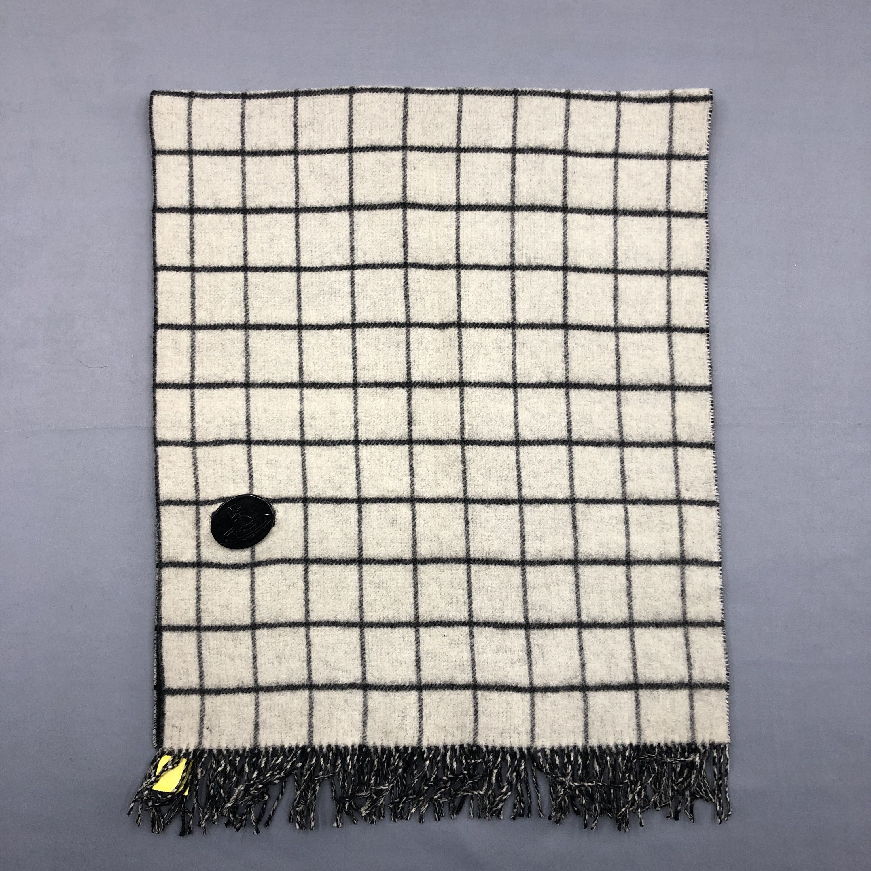 Japanese Brand Vintage Vivienne Westwood Scarf Muffler Orbs Wool Scarves. Size ONE SIZE - 7 Thumbnail