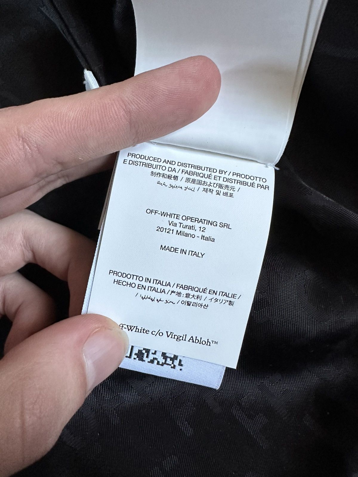 Off-White off white x ac milan 23/24 devil varsity bomber jacket Size US M / EU 48-50 / 2 - 11 Thumbnail