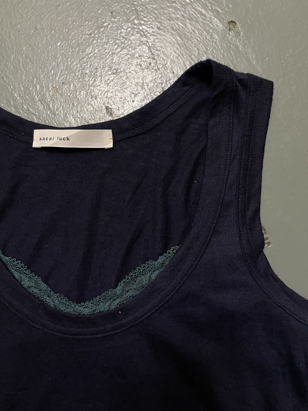 Designer × Japanese Brand × Sacai Sacai Luck Lingerie Collection Rayon Tank Top Size S / US 4 / IT 40 - 2 Thumbnail