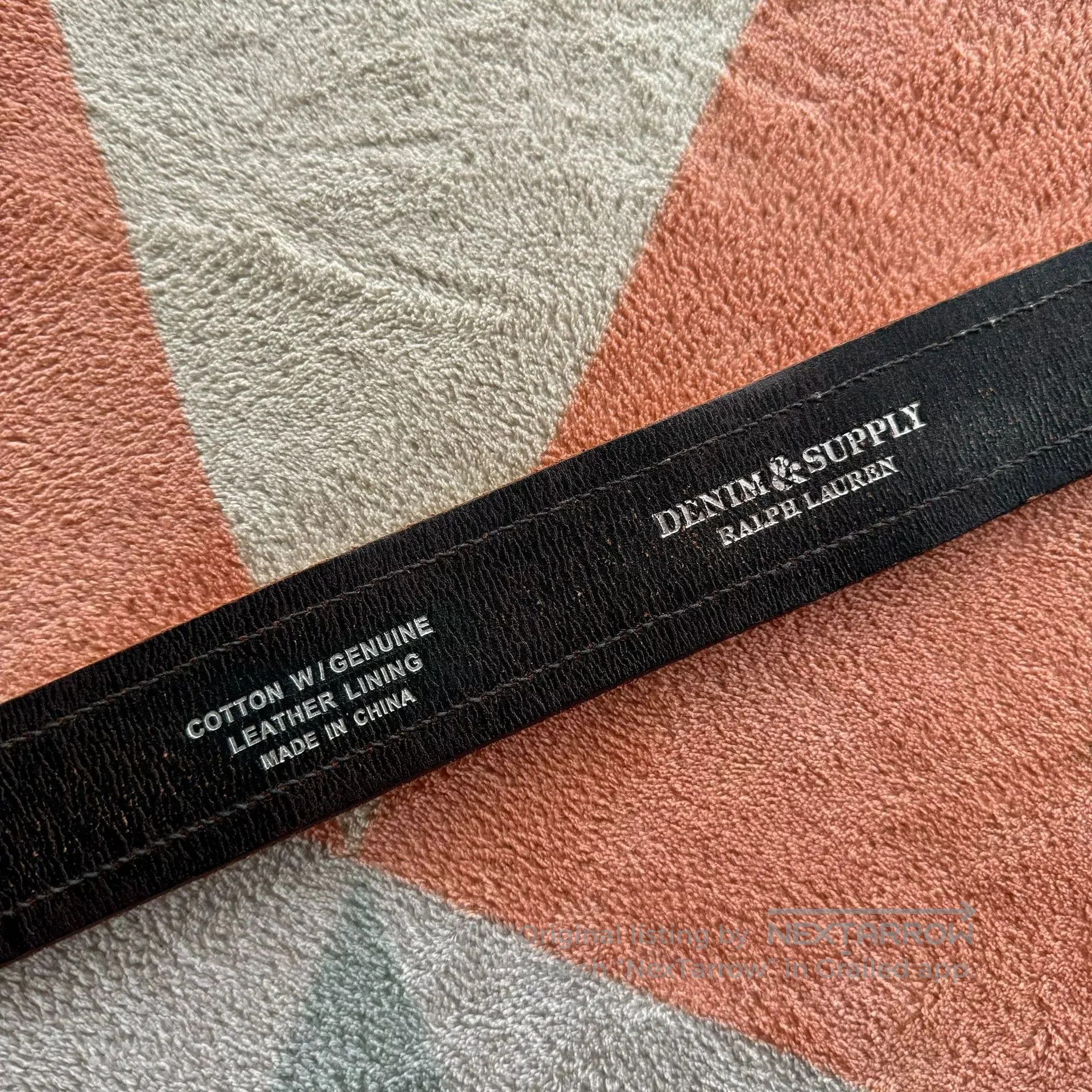 Denim & Supply Ralph Lauren Ralph Lauren Denim Supply Leather Belt. Size ONE SIZE - 8 Thumbnail