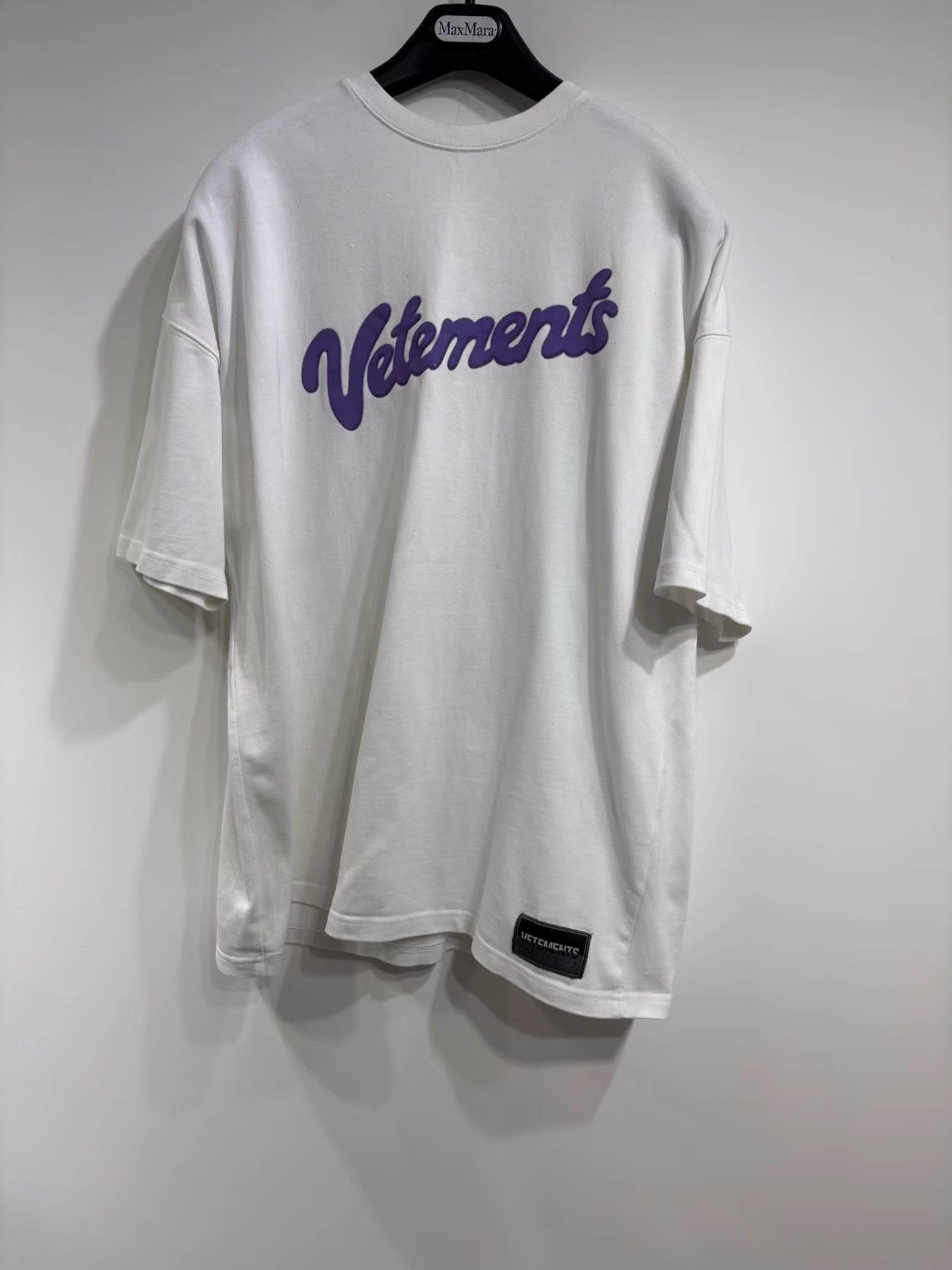 Vetements VETEMENTS White Oversize Short Sleeve Tee K29 Size US M / EU 48-50 / 2 - 1 Thumbnail