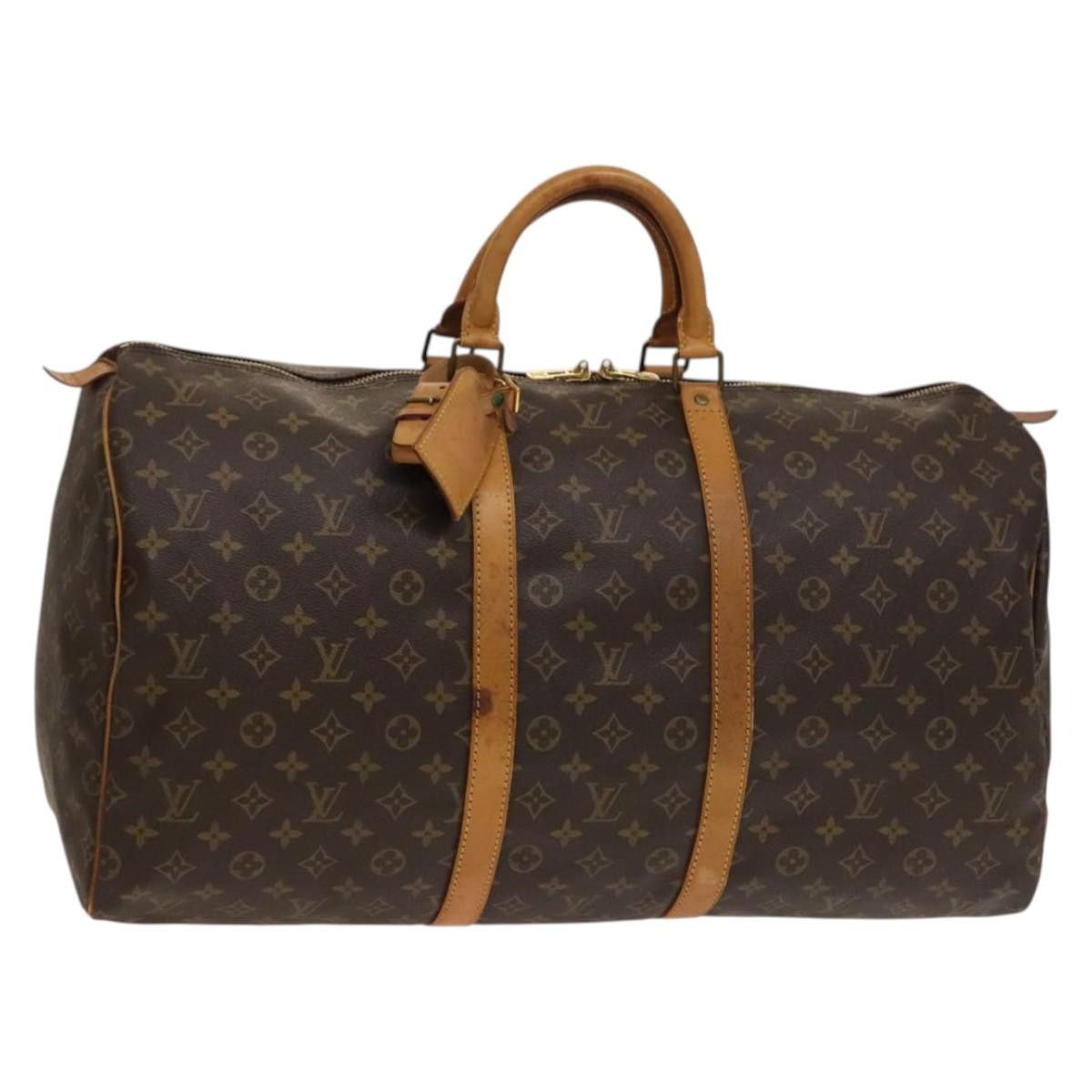 Louis Vuitton LOUIS VUITTON Monogram Keepall 55 Boston Bag M41424 Size ONE SIZE - 1 Thumbnail