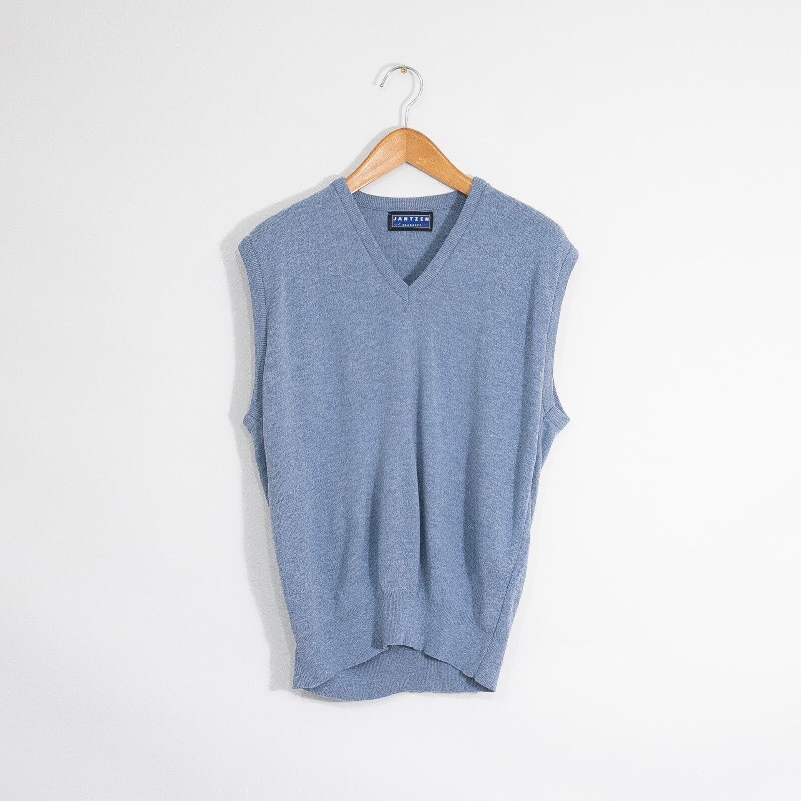 Jantzen × Vintage Vintage Jantzen Sleeveless Vest Sweater XL - V-Neck Acrylic Size US XL / EU 56 / 4 - 1 Thumbnail