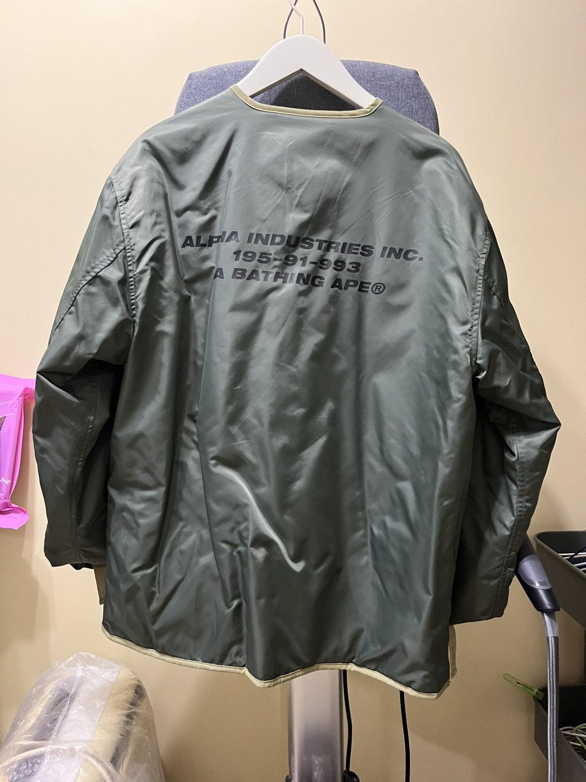 Alpha Industries × Bape Bape x alpha industries reversible light padded jacket Size US S / EU 44-46 / 1 - 4 Thumbnail
