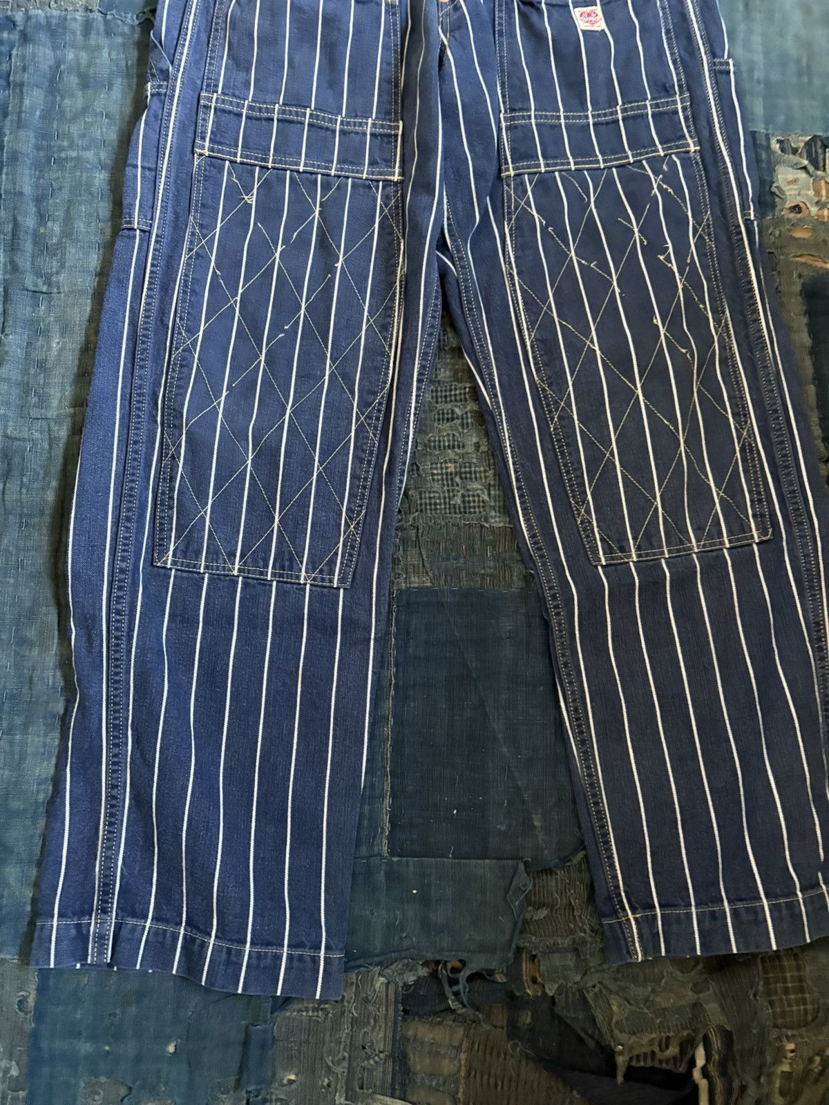 Kapital KAPITAL Double Knee Lumber Pants stripe Size US 30 / EU 46 - 4 Thumbnail