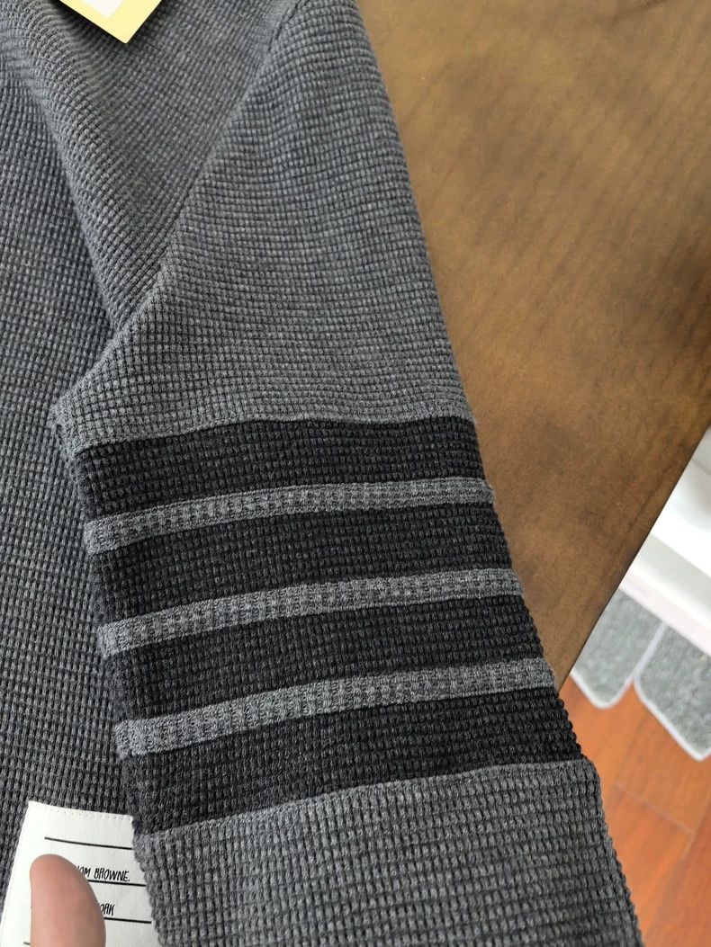 Thom Browne Thom Browne Waffed sweatshirt 2506-Nextarrow Size US S / EU 44-46 / 1 - 2 Thumbnail