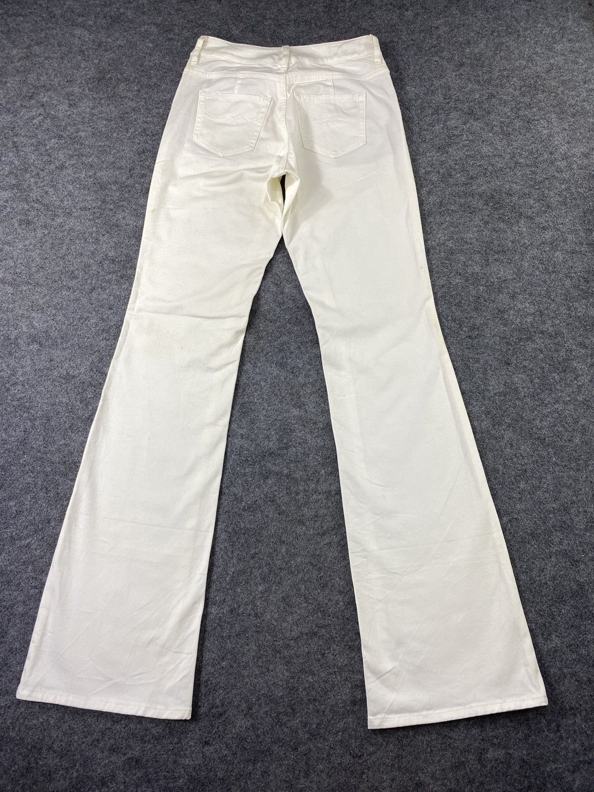 If Six Was Nine × Japanese Brand × Le Grande Bleu (L.G.B.) Bobson Flare white Jeans - J1122 Size US 27 - 6 Thumbnail