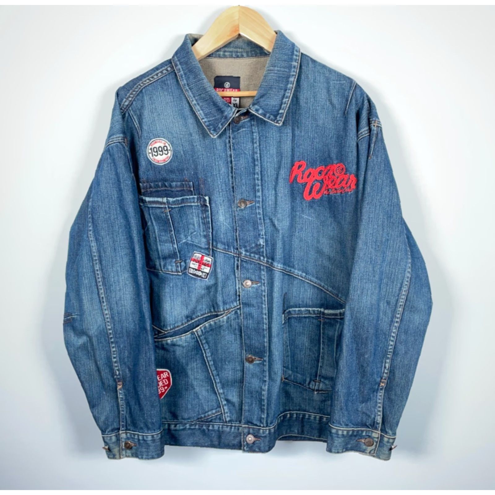 Rocawear Rocawear Denim Jacket & Jeans Set Mens XL / 43 x 28 Baggy Fit Y2K Streetwear Denim Coat & Jeans 2 Piece Size US 36 / EU 52 - 3 Thumbnail