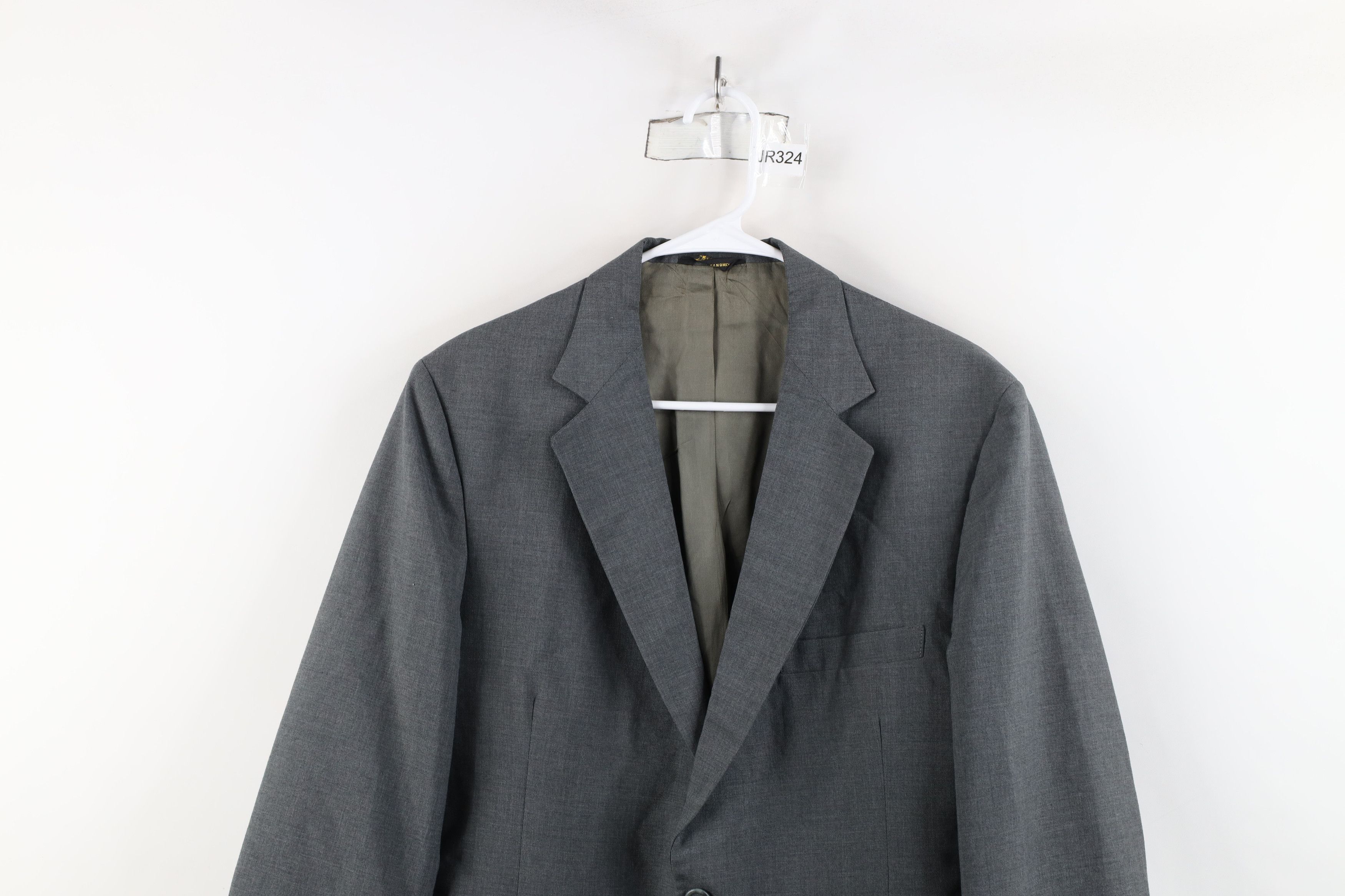 Vintage Vintage 70s Streetwear Blazer Suit Jacket Sharkskin Gray USA Size US XL / EU 56 / 4 - 2 Thumbnail