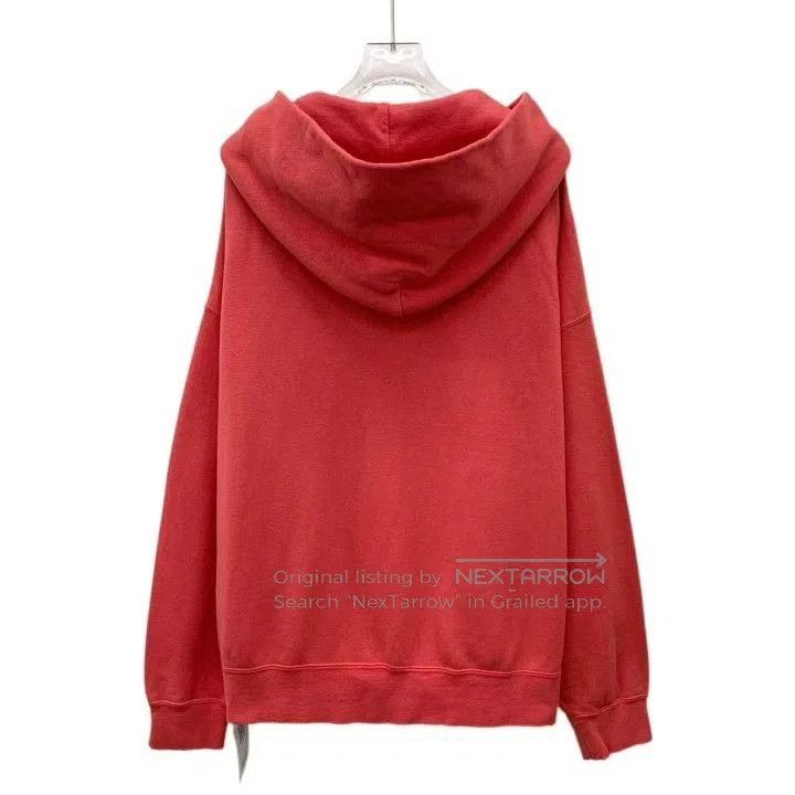 Visvim Visvim Red Cotton Hooded Sweatshirt. Size US M / EU 48-50 / 2 - 2 Thumbnail