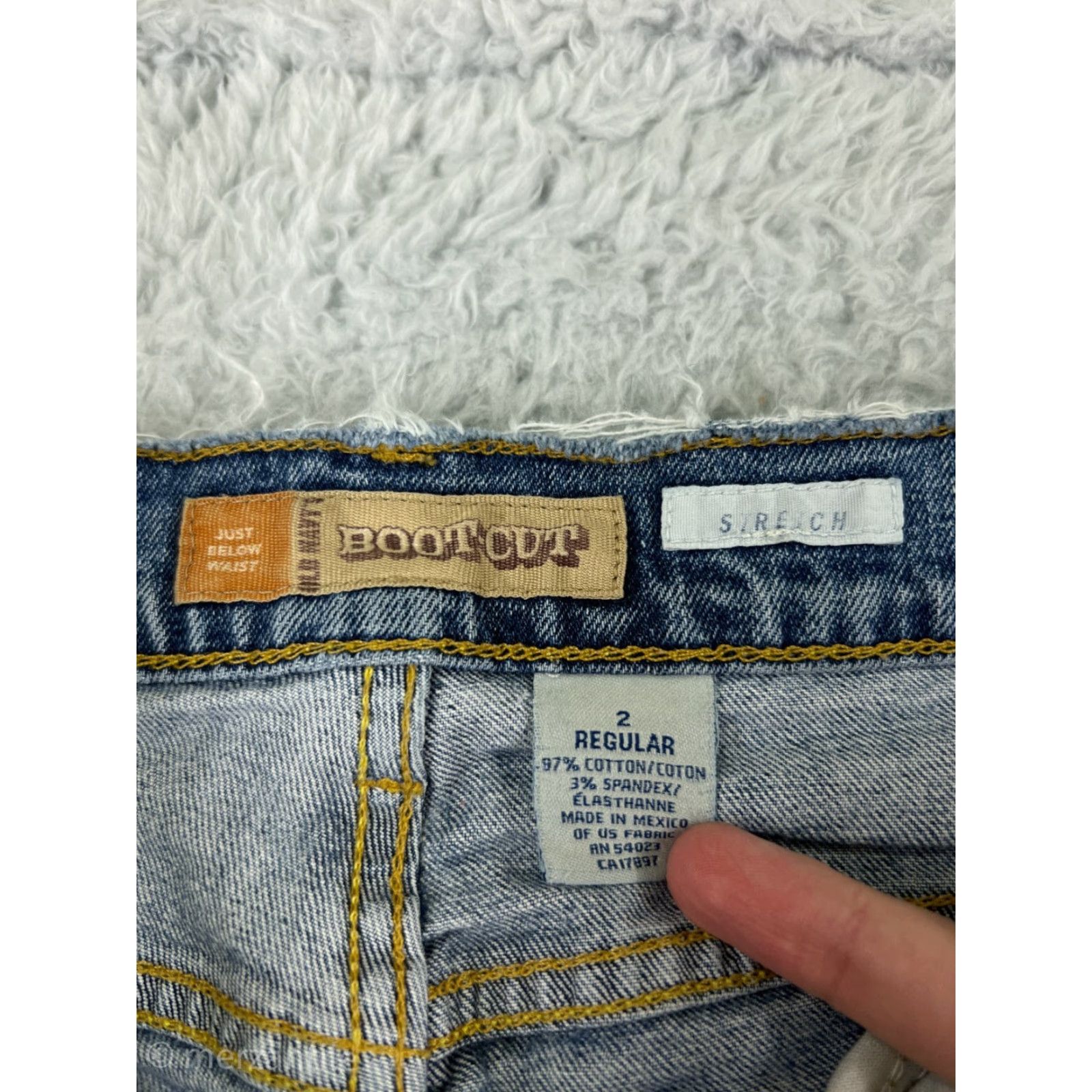 Old Navy Old Navy Jeans Women Bootcut Denim Blue 2 Mid Rise 30.5 Inseam Stretch Regular Womens Size 26" / US 2 / IT 38 - 3 Thumbnail
