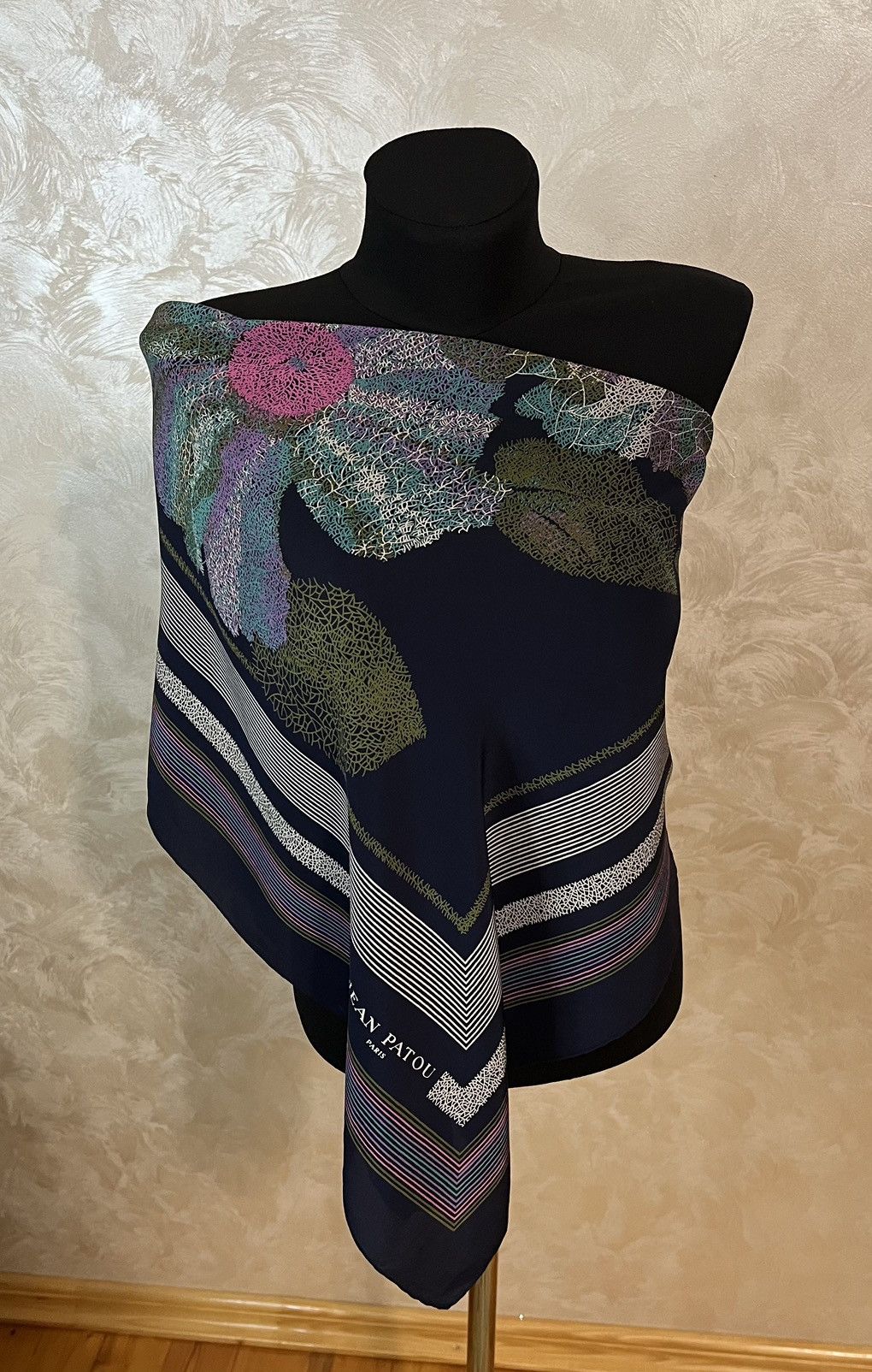Jean Paul Gaultier Jean Patou Paris vintage silk scarf Size ONE SIZE - 1 Thumbnail