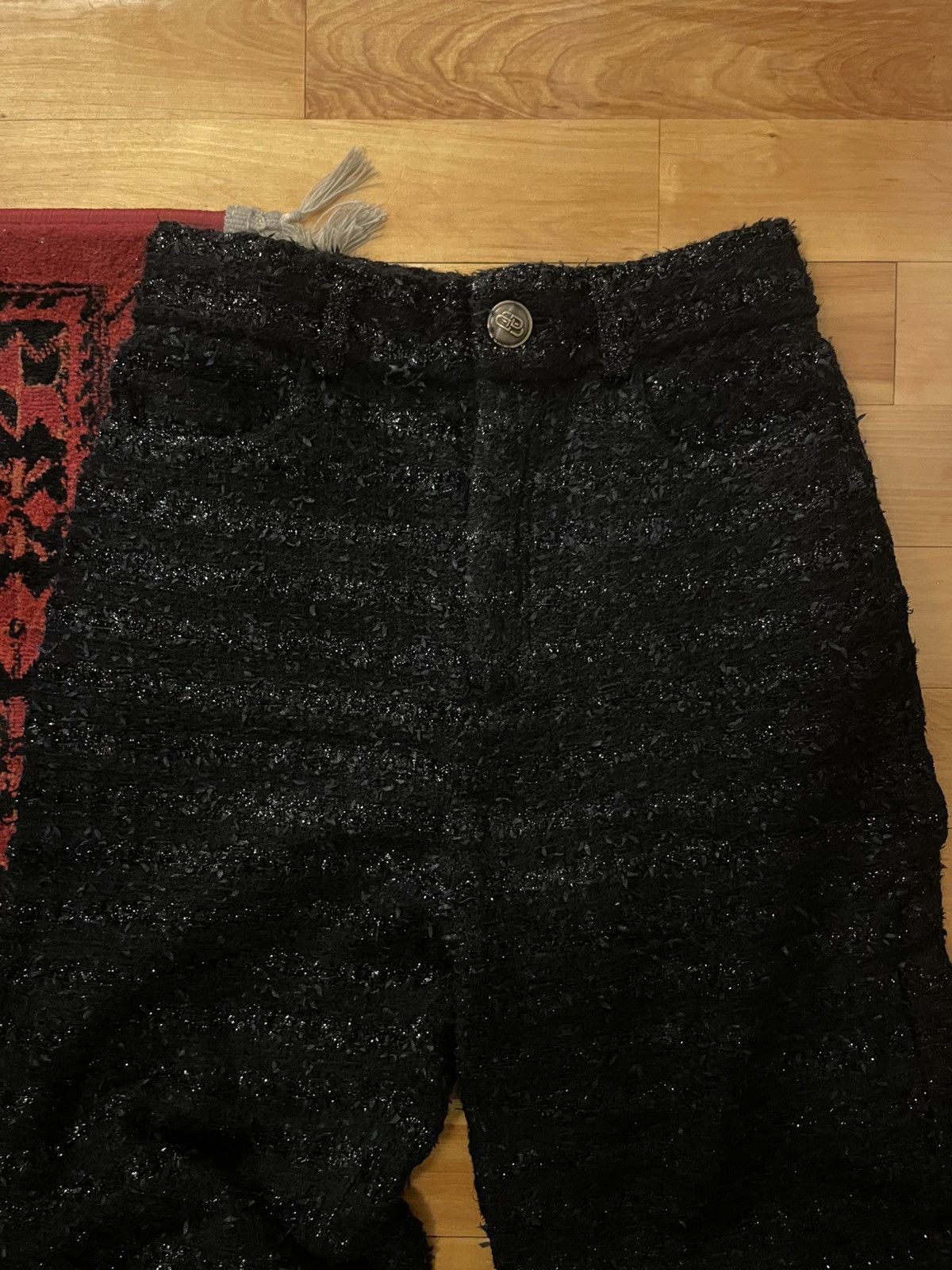 Balenciaga Balenciaga Metallic Tweed Trousers Size US 30 / EU 46 - 2 Thumbnail