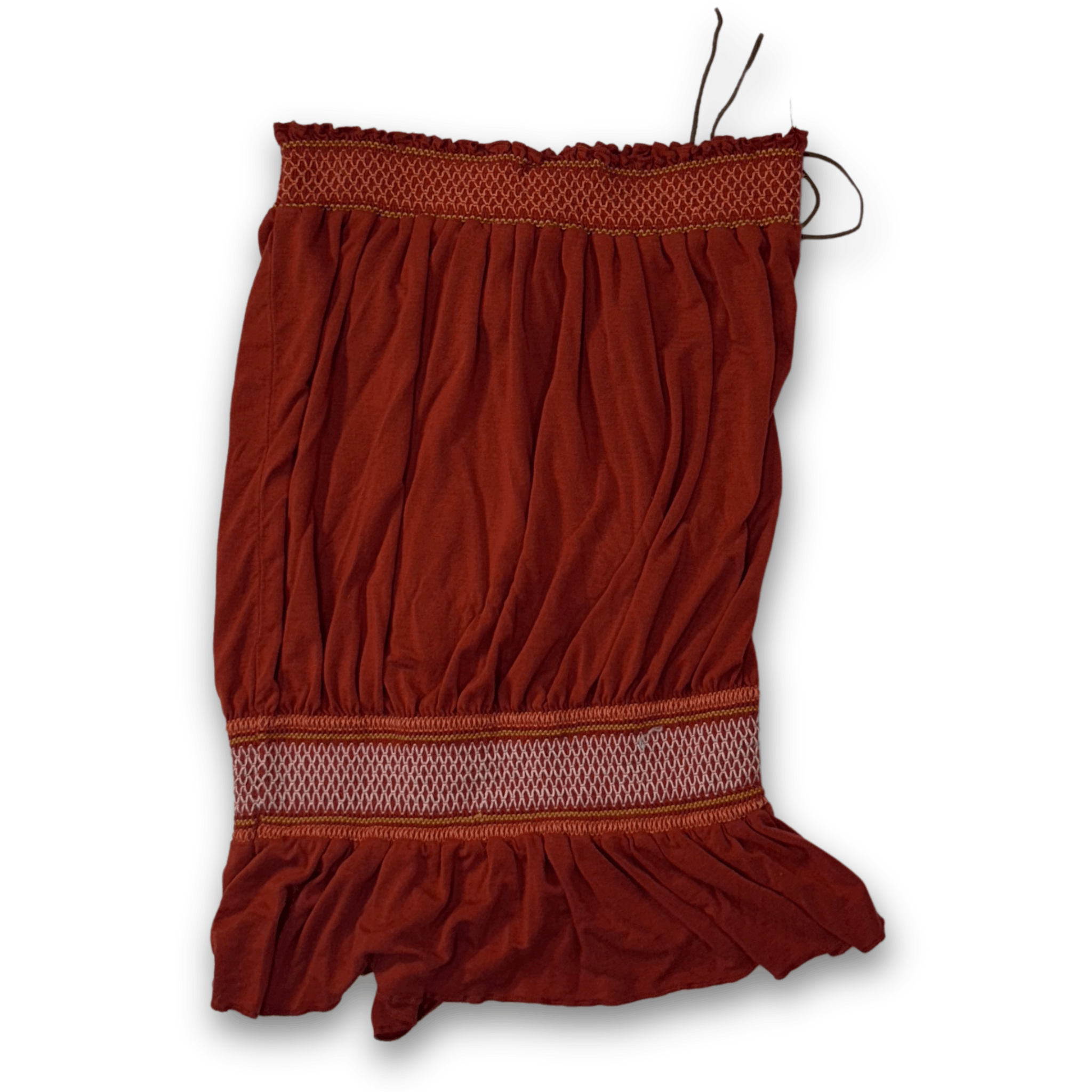 American Rag Boho Tube Top with Wooden Beading | Large | American Rag Size L / US 10 / IT 46 - 3 Thumbnail