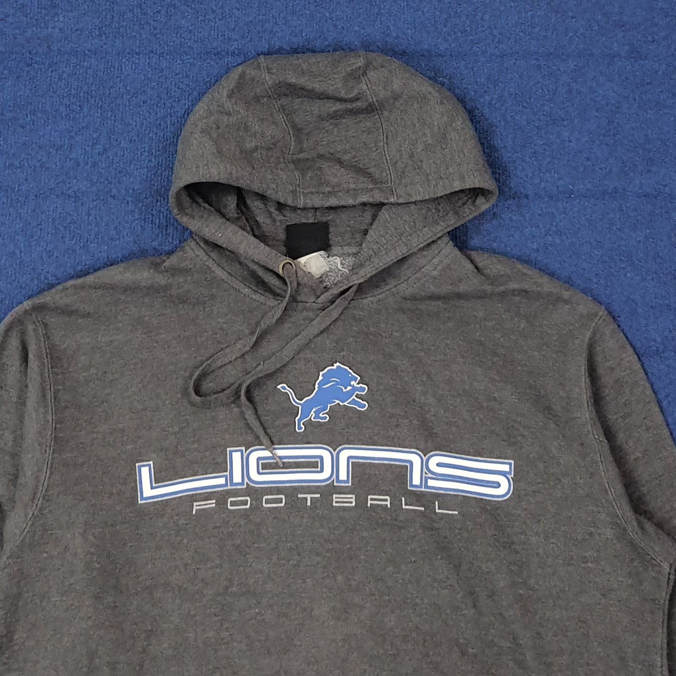 NFL Vintage NFL Lions Football Hoodie C266N24 Size US XL / EU 56 / 4 - 2 Thumbnail
