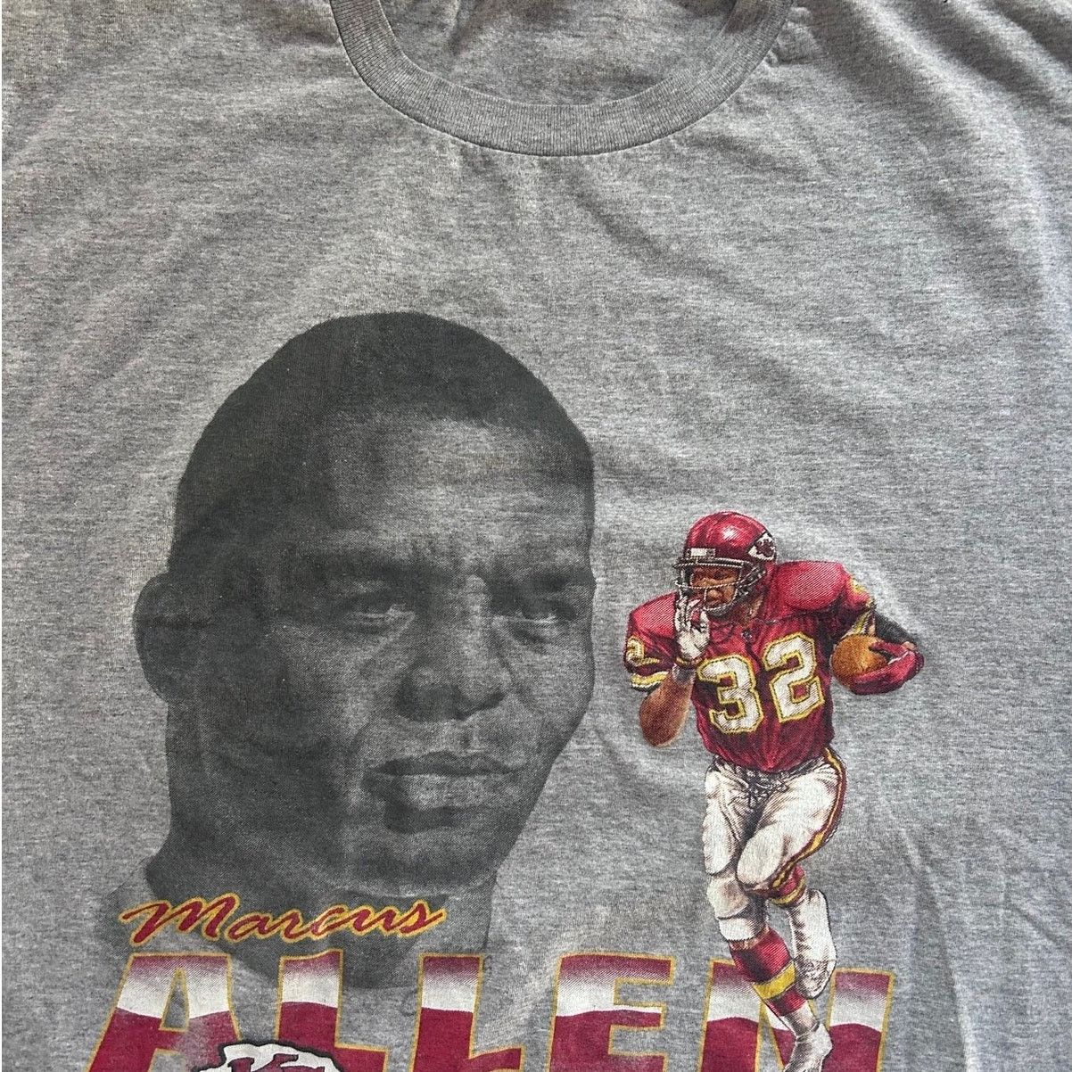 CSA Vintage Kansas City Chiefs Marcus Allen Realism Shirt XL Size US XL / EU 56 / 4 - 2 Thumbnail