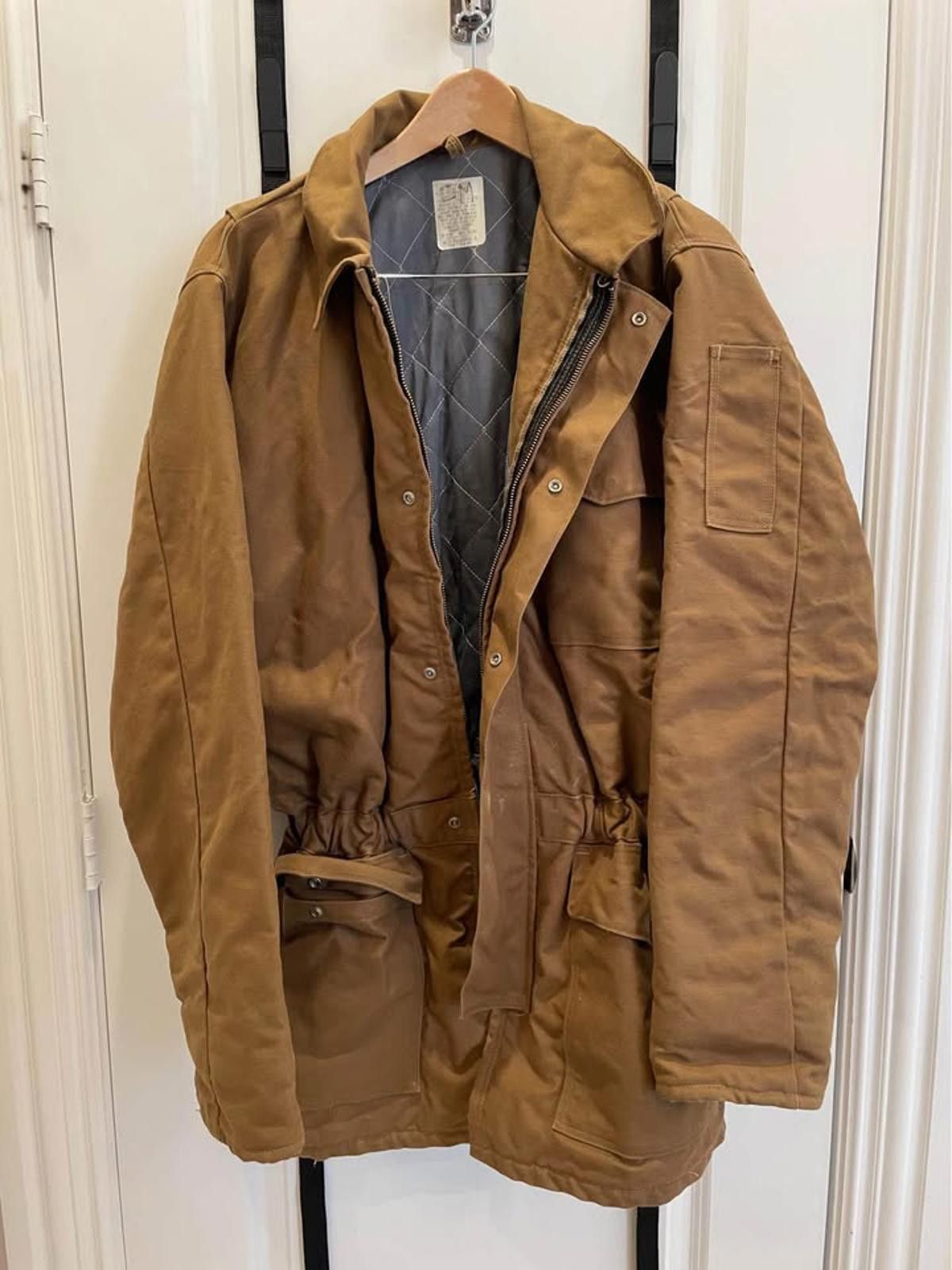 Designer Vintage Flame-Resistant Duck Canvas Barn Coat – Made in USA Size US L / EU 52-54 / 3 - 1 Thumbnail