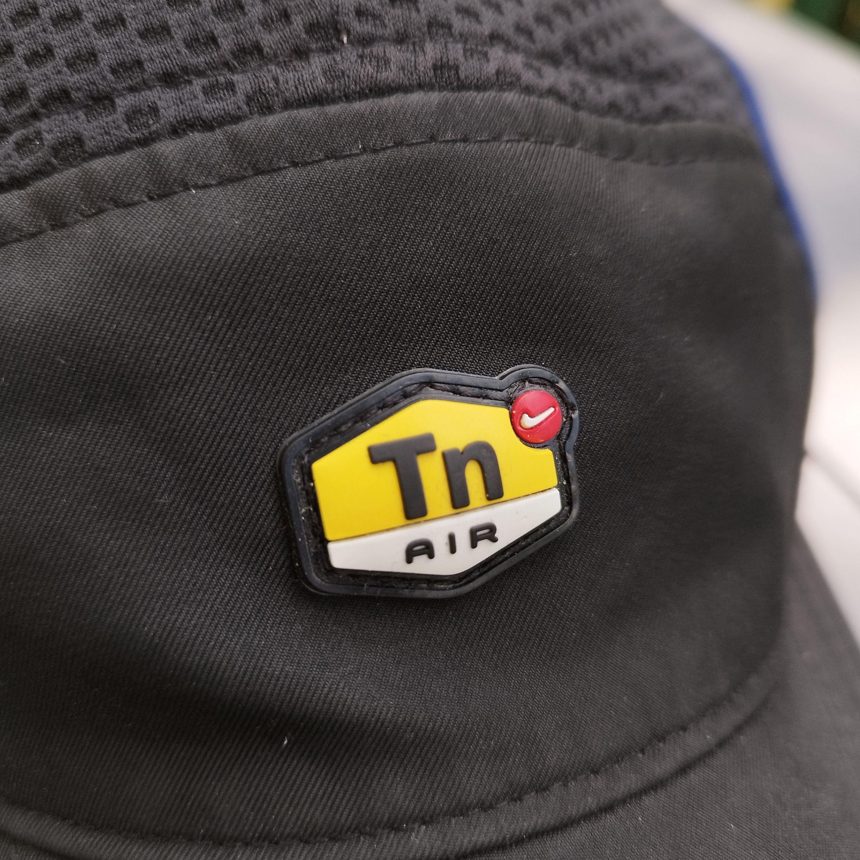 Nike Nike TN Air Max Cap Hat Mesh Tuned Air Black Blue Y2K Size ONE SIZE - 4 Thumbnail