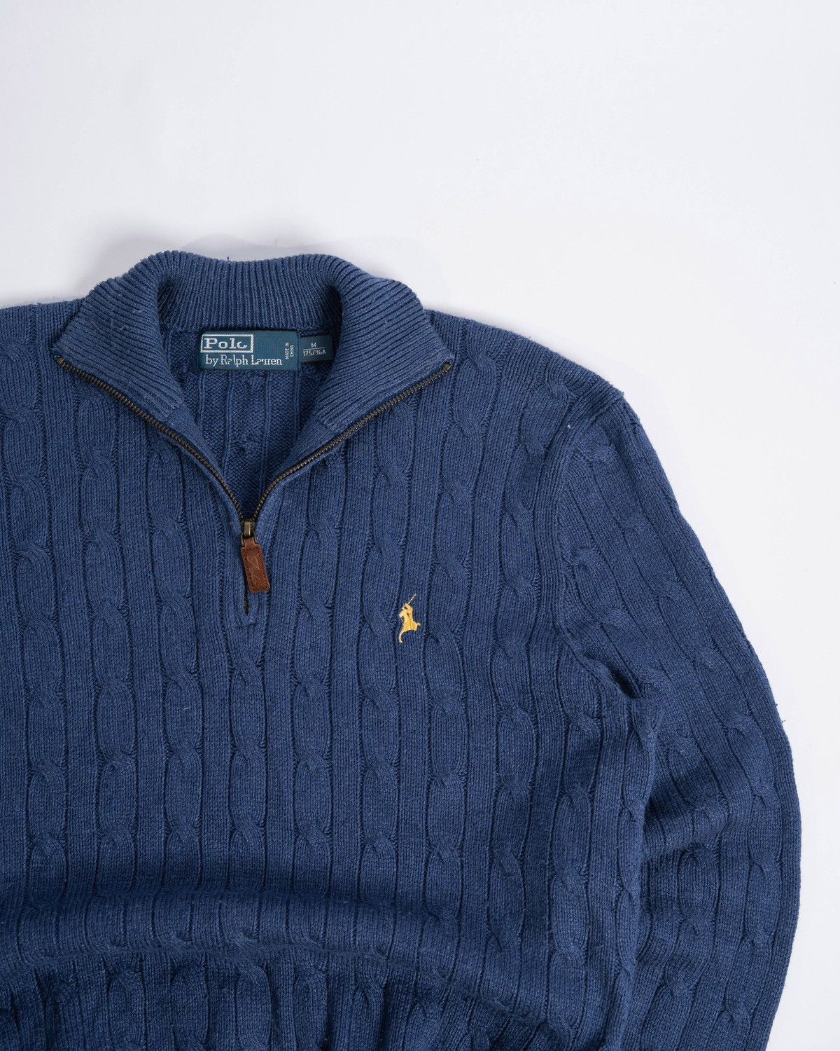Polo Ralph Lauren Polo Ralph Lauren Quarter Zip Sweater Size US M / EU 48-50 / 2 - 2 Thumbnail