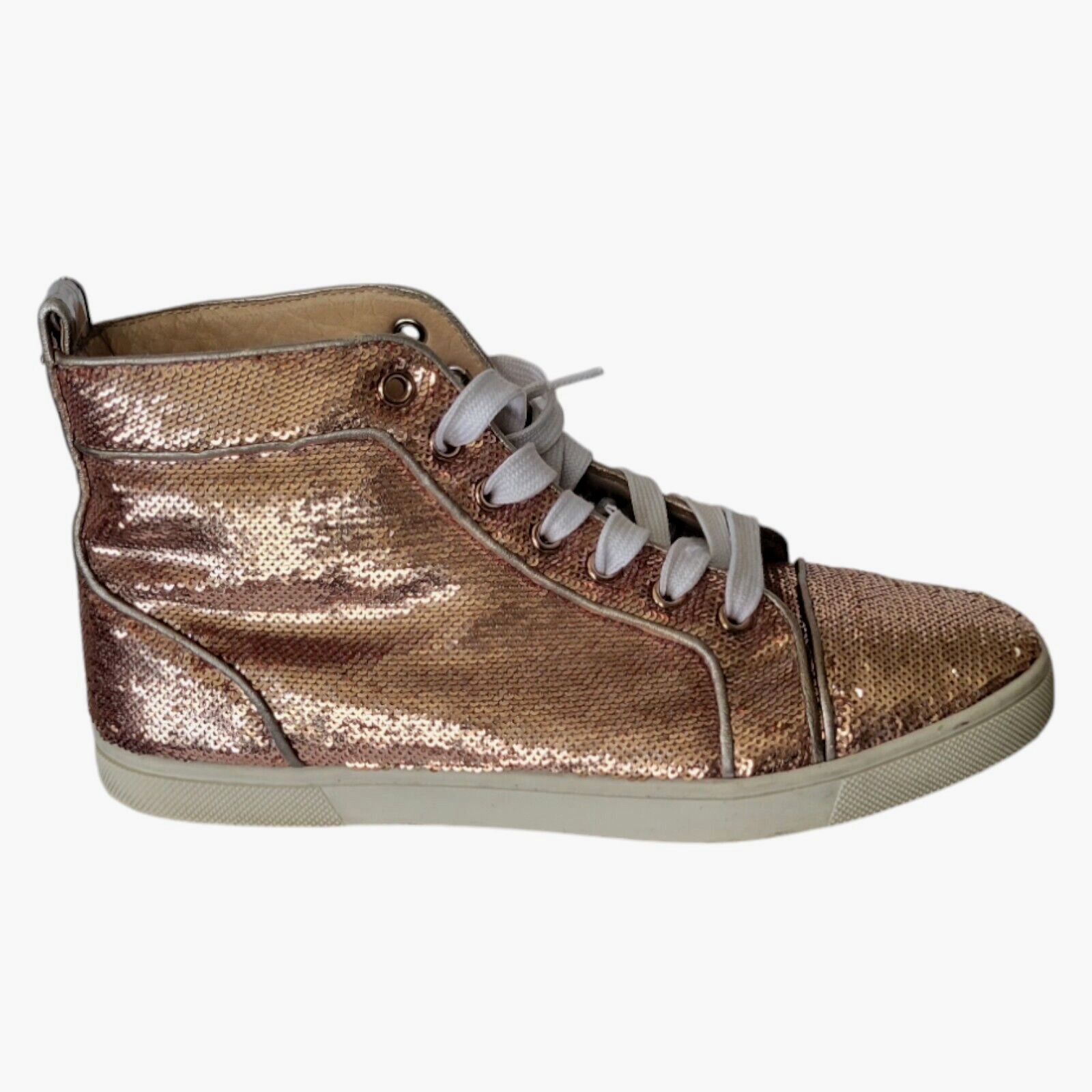 Christian Louboutin Christian Louboutin Woman Orlato Sequin Hi High Top Size 37 Size US 6.5 / IT 36.5 - 1 Thumbnail