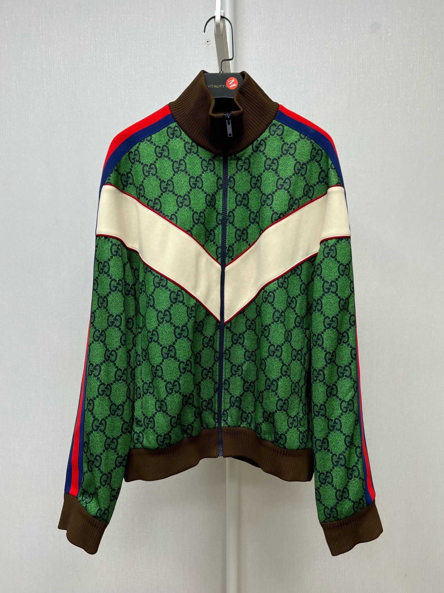 Gucci Gucci GG Monogram Zip Track Jacket Size M Size US M / EU 48-50 / 2 - 1 Thumbnail