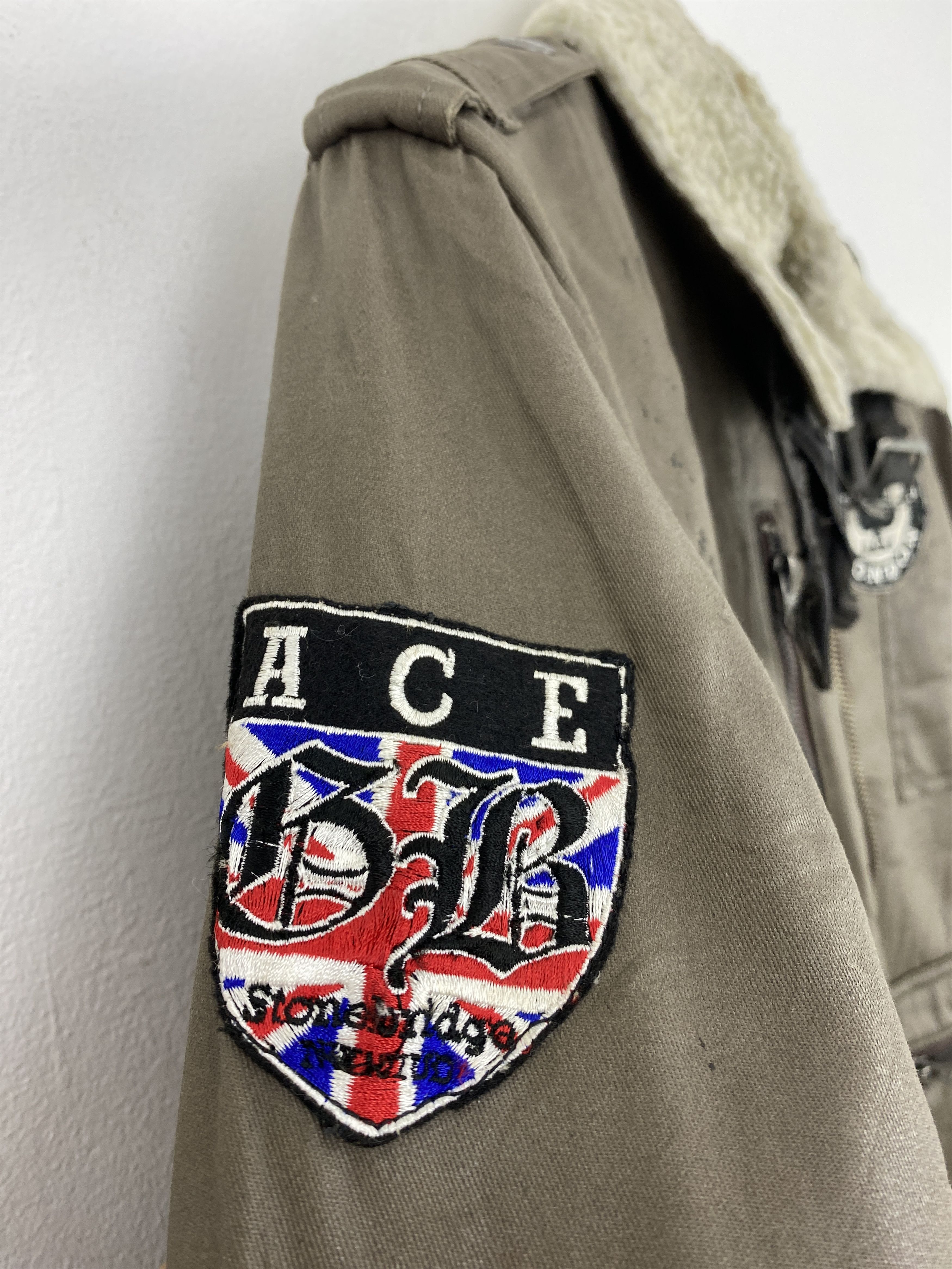Japanese Brand Vintage Ace Cafe London Bomber Sherpa Jacket J1815 Size US M / EU 48-50 / 2 - 8 Thumbnail