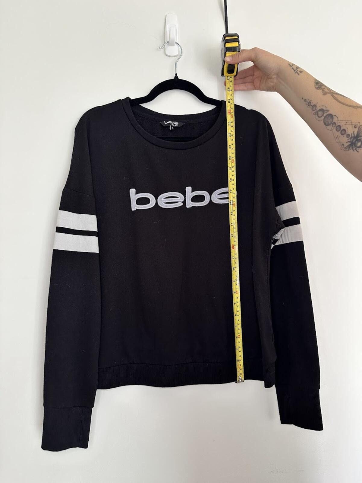 United Colors Of Benetton Bebe Black & White Sweatshirt - Sz. XL Size XL / US 12-14 / IT 48-50 - 4 Thumbnail