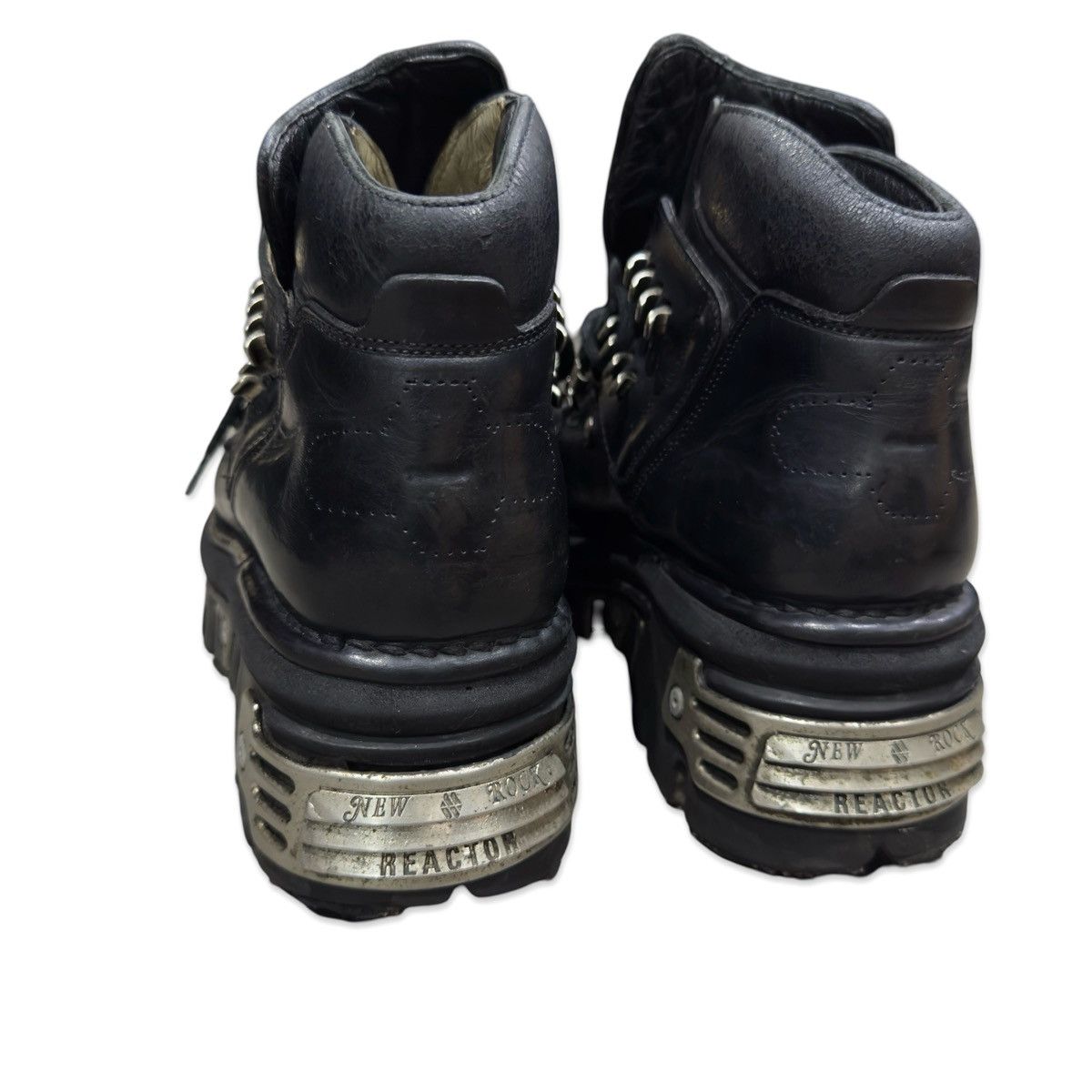 New Rock Vintage New Rock M220 Reactor Metallic Ankle Boots Size US 8.5 / EU 41-42 - 9 Thumbnail