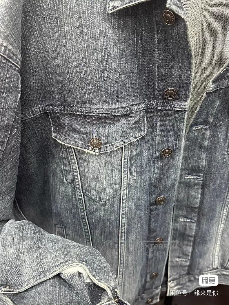 Balenciaga Balenciaga Denim Jacket Size US XS / EU 42 / 0 - 4 Thumbnail