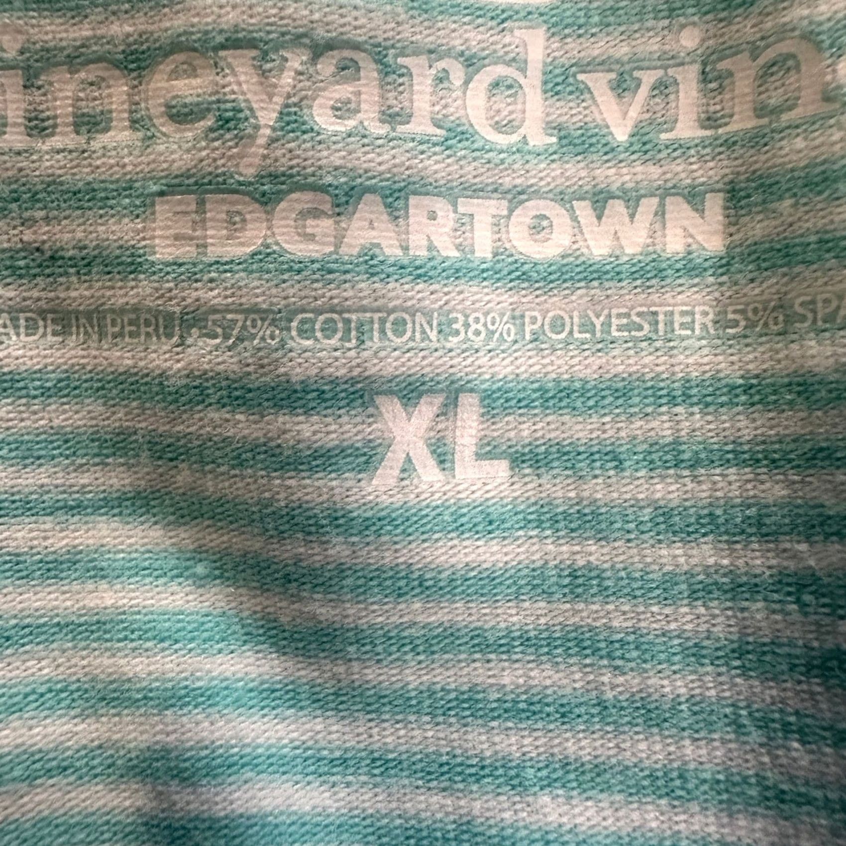 Vineyard Vines Vineyard Vines Edgartown Mens Polo Shirt XL Blue White Striped Stretch Rugby Shirt Size US XL / EU 56 / 4 - 5 Thumbnail